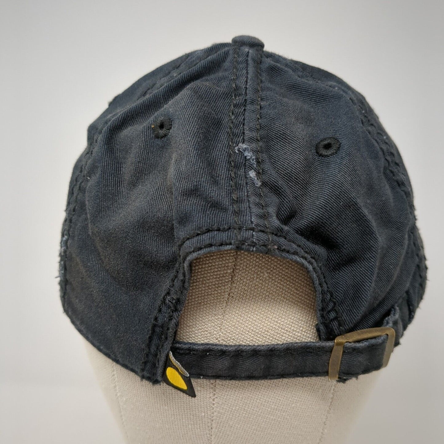 Daisy Flower Slideback Hat Blue One Size Adjustable Embroidered 6 Panel