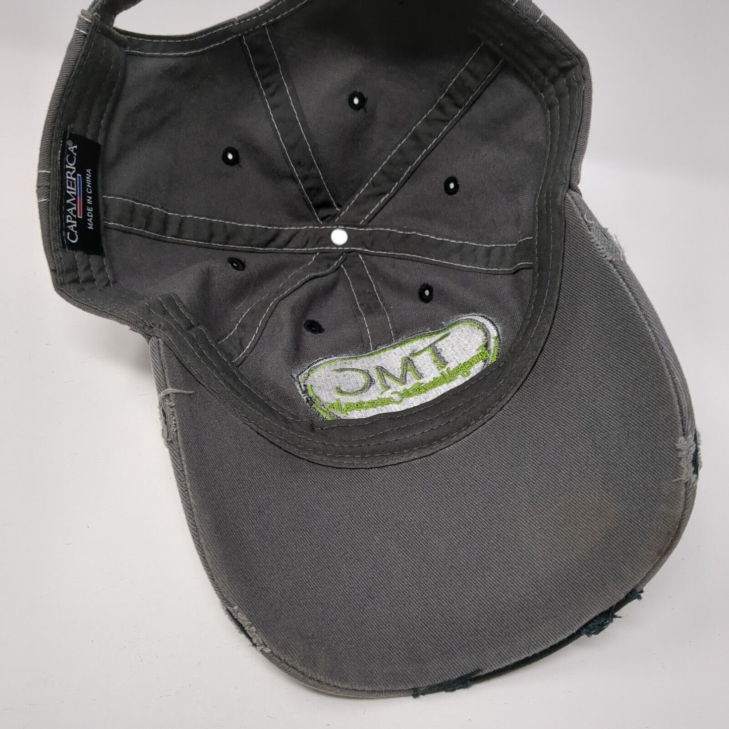 Turnage Materials & Contractors Inc Slideback Hat Gray One Size 6 Panel