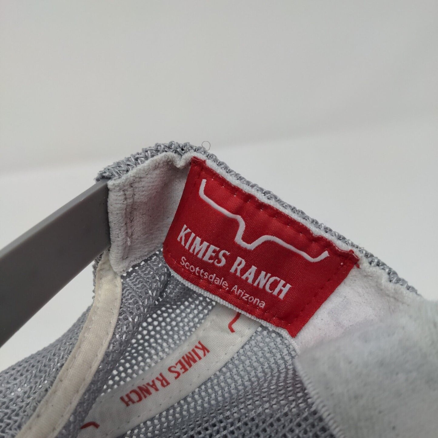 Kimes Ranch Snapback Trucker Hat Gray OSFA 110 Flexfit Mesh Back Yupoong