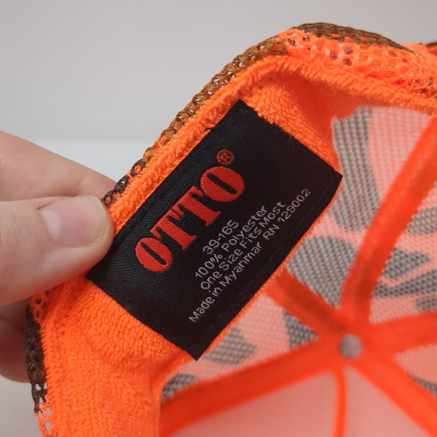 Rebel Snapback Trucker Hat Multicolor One Size Adjustable Camouflage Mesh Otto