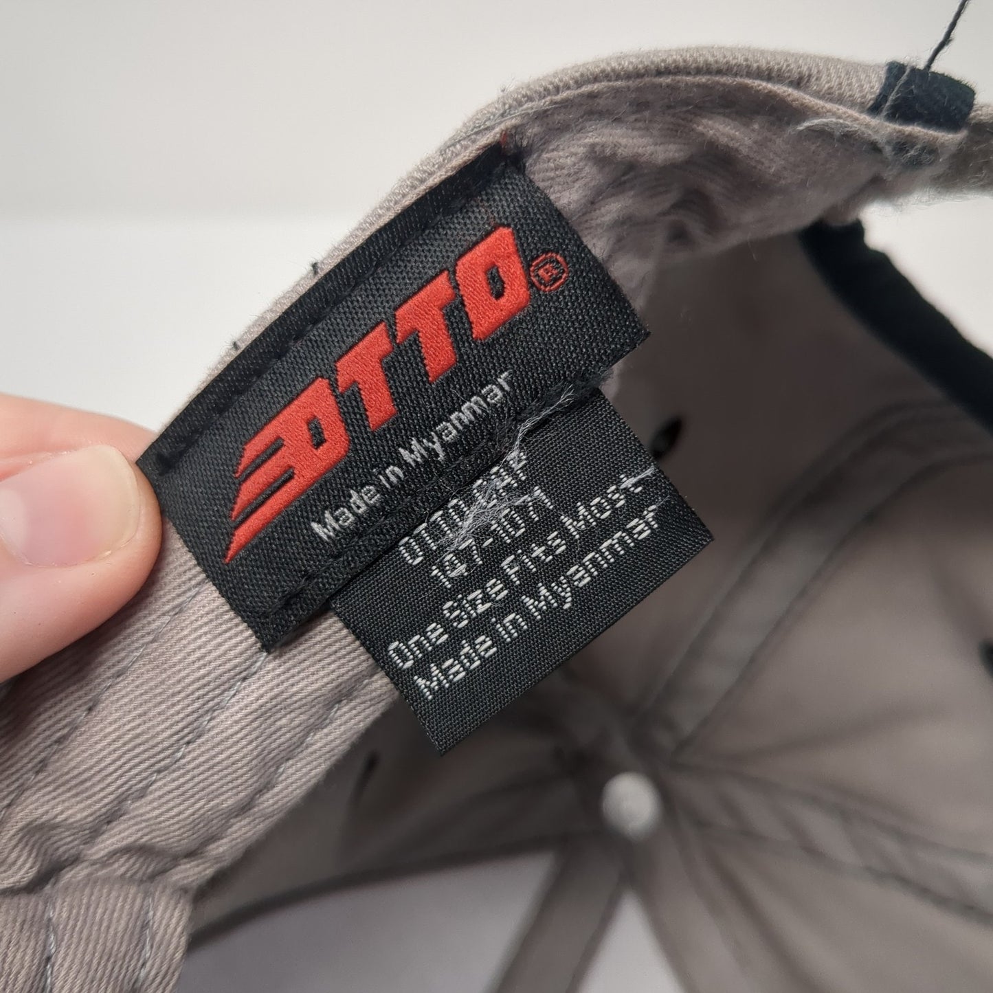 Producers Salina Utah Strapback Hat Gray One Size Embroidered Otto
