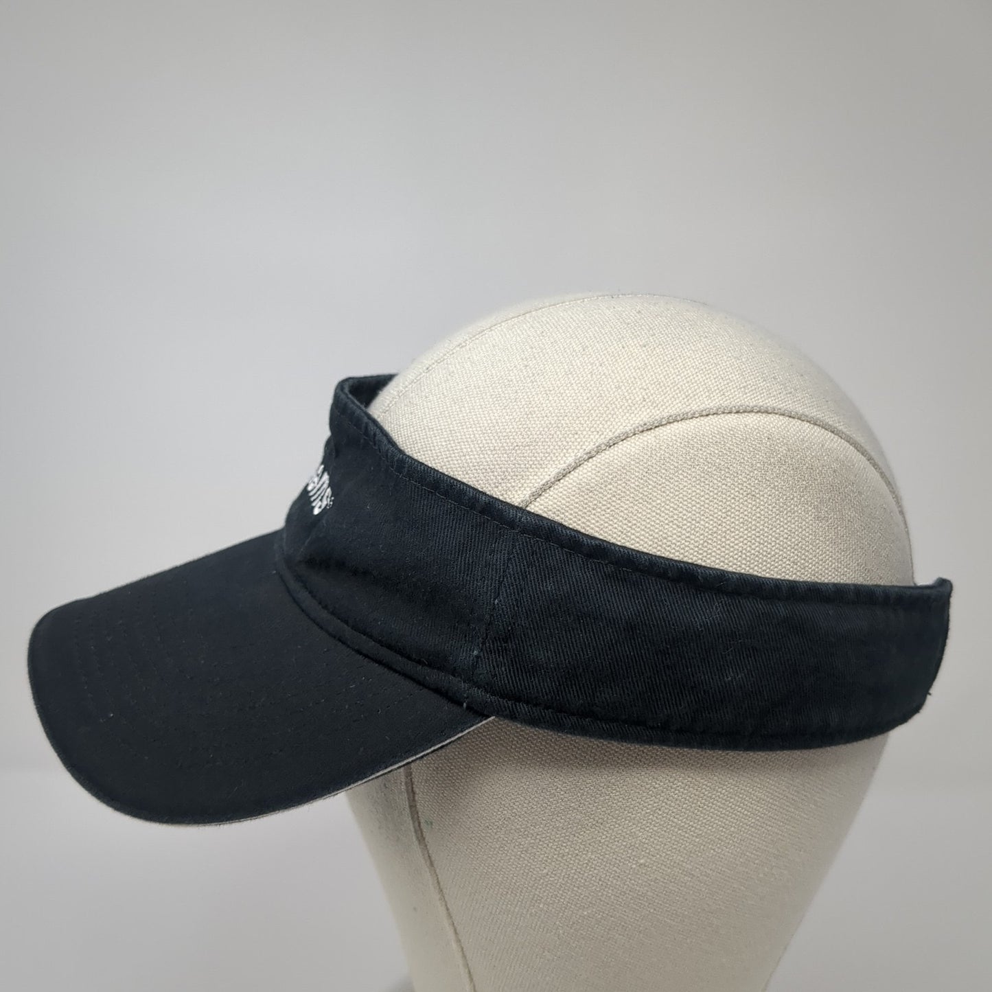 Nunhems Strapback Visor Hat Black One Size Adjustable Embroidered Toppers