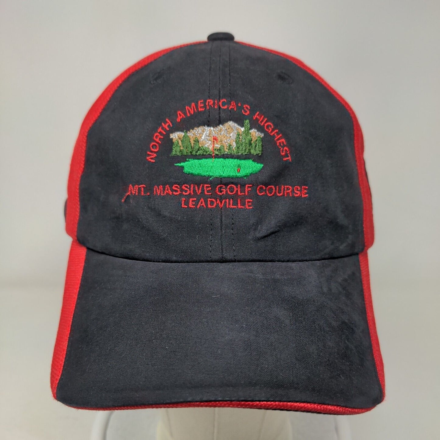 North America Highest Mt. Massive Golf Course Leadville Strapback Hat Multi OS