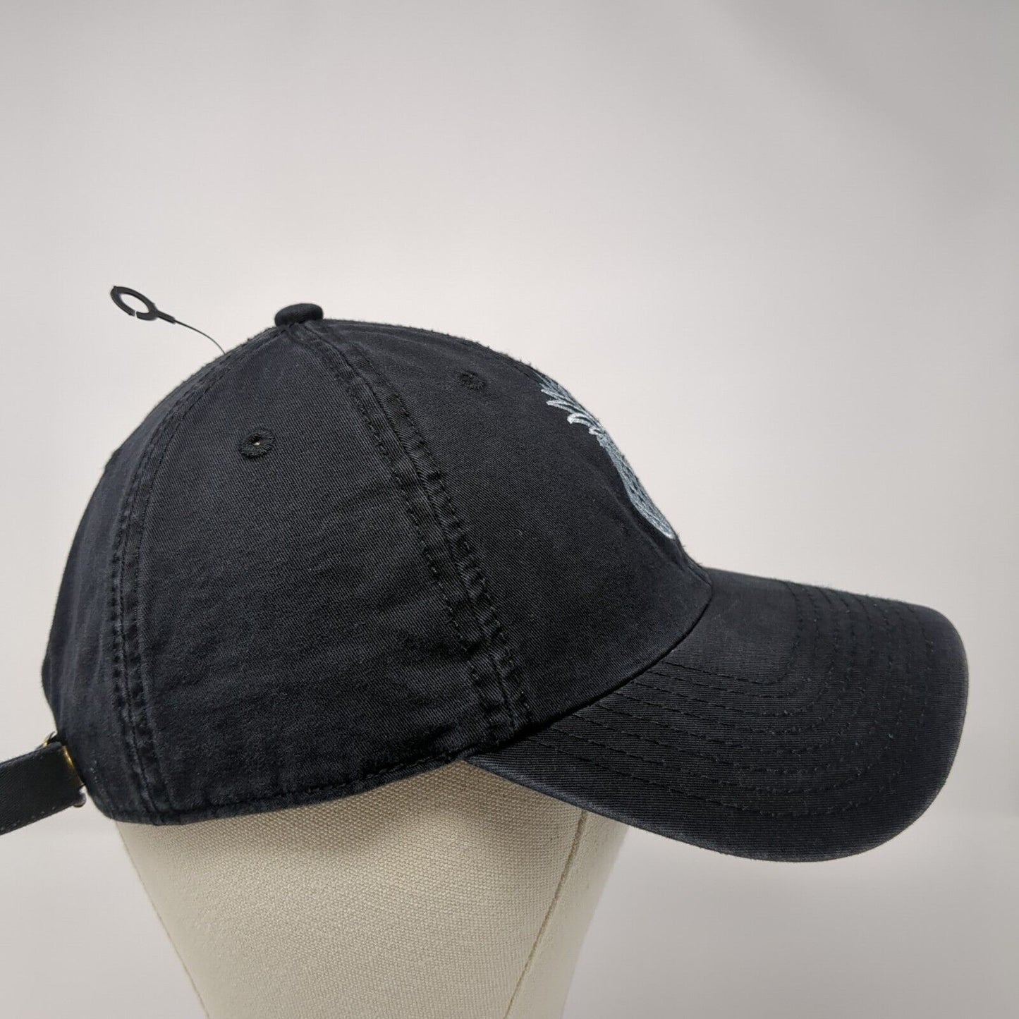 Pineapple Slideback Hat Black One Size Adjustable Embroidered O'Neill Cotton