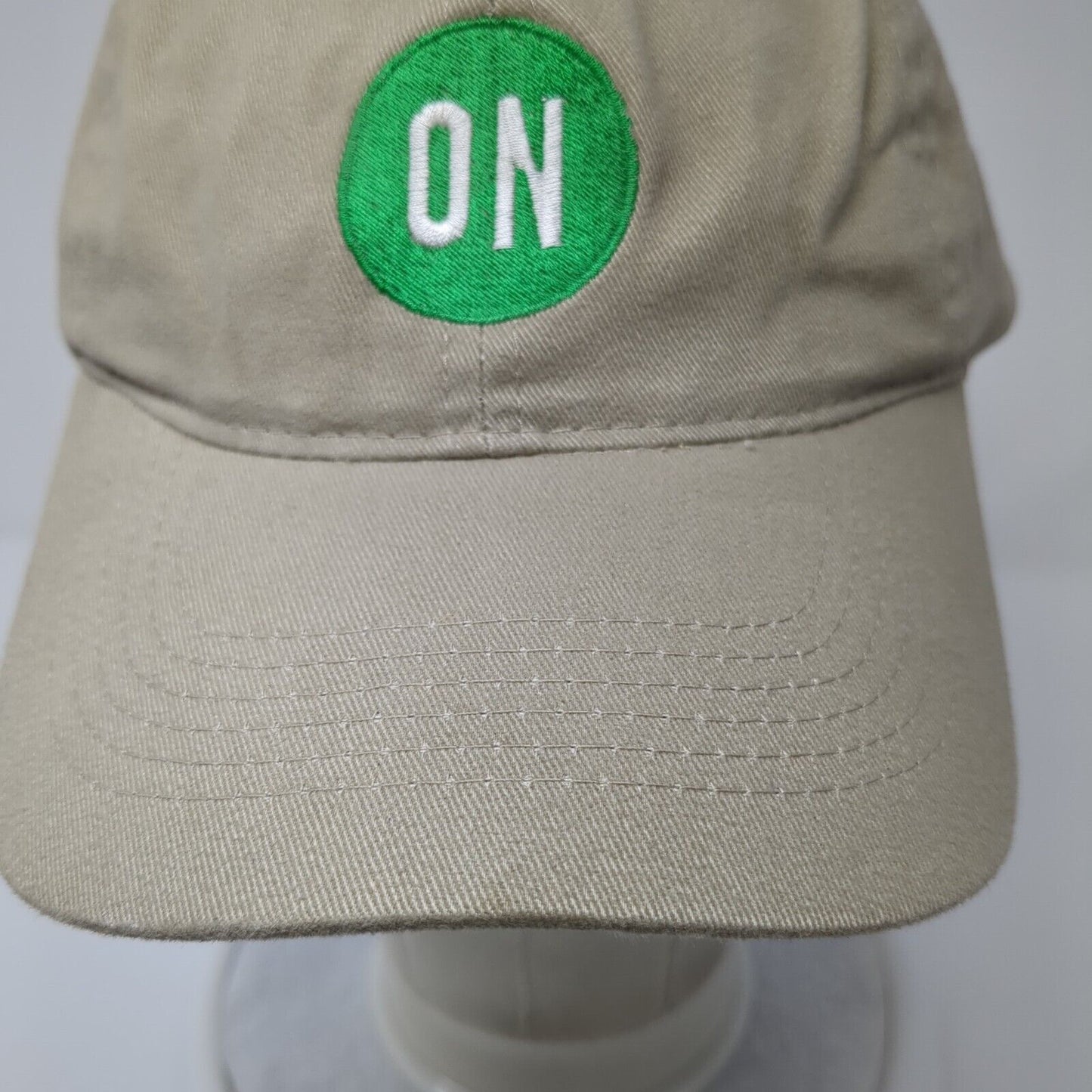 ON Pocatello Slideback Hat Tan One Size Adjustable Embroidered Port & Company