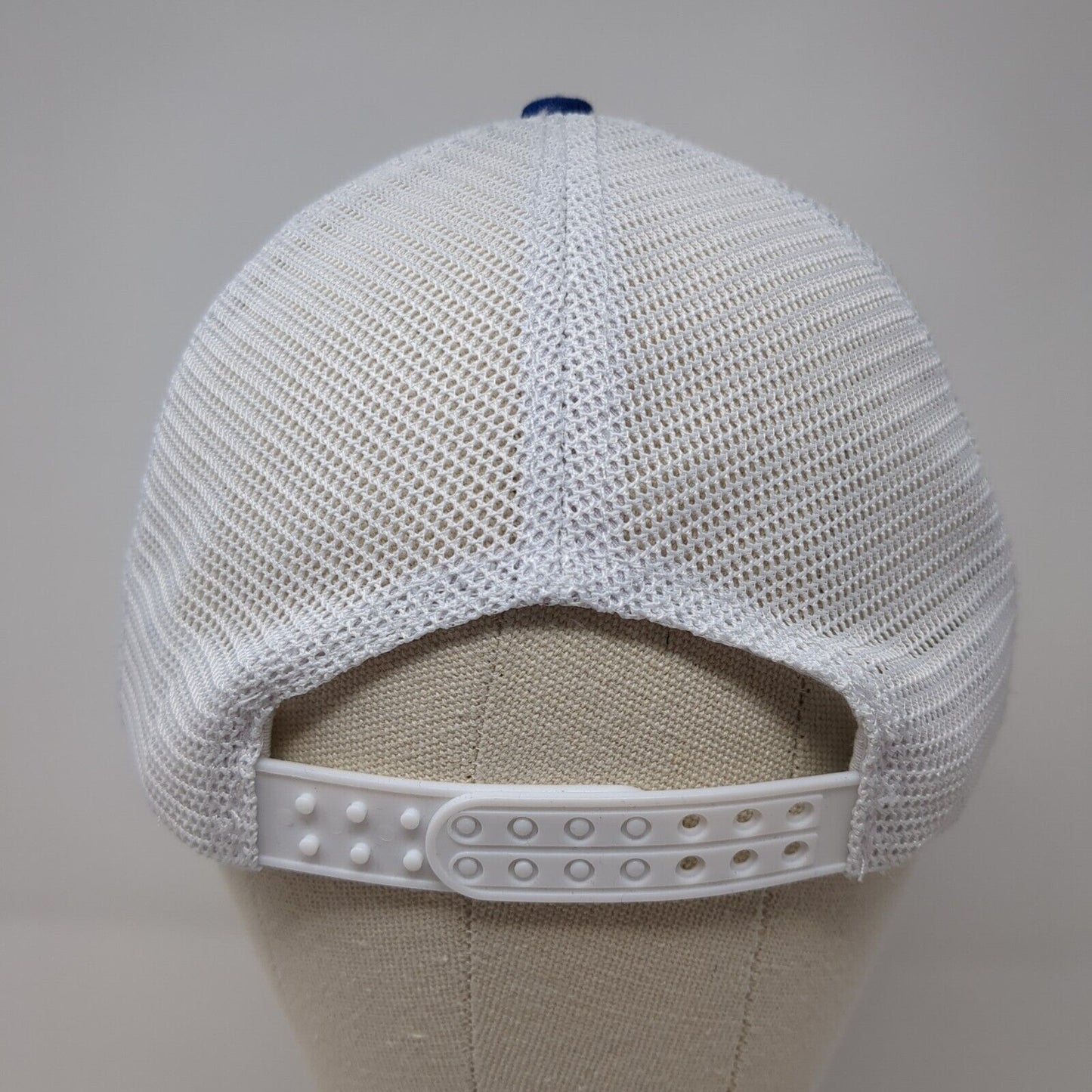 4Ocean Snapback Trucker Hat Blue One Size Adjustable Embroidered Mesh Back