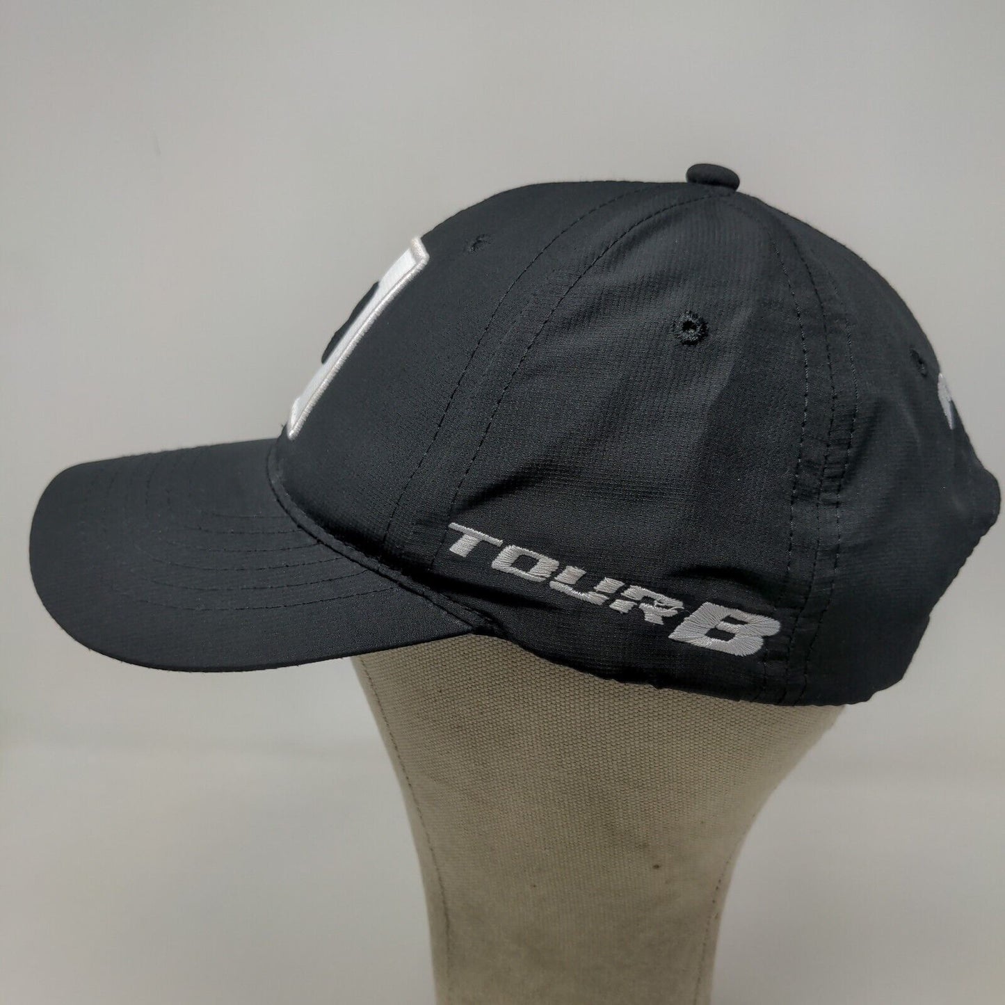 Bridgestone Golf Men's Slideback Hat Black Adjustable Polyester Embroidered Logo