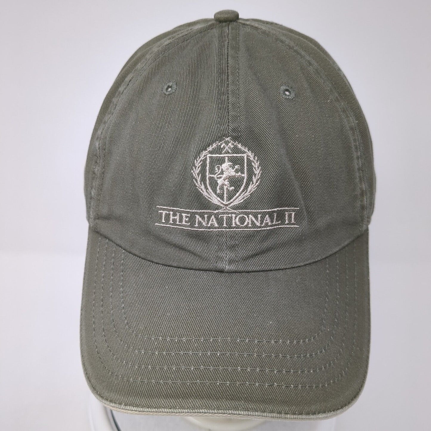 The National II The Deuce Slideback Hat Green OS Adjustable American Dry Goods