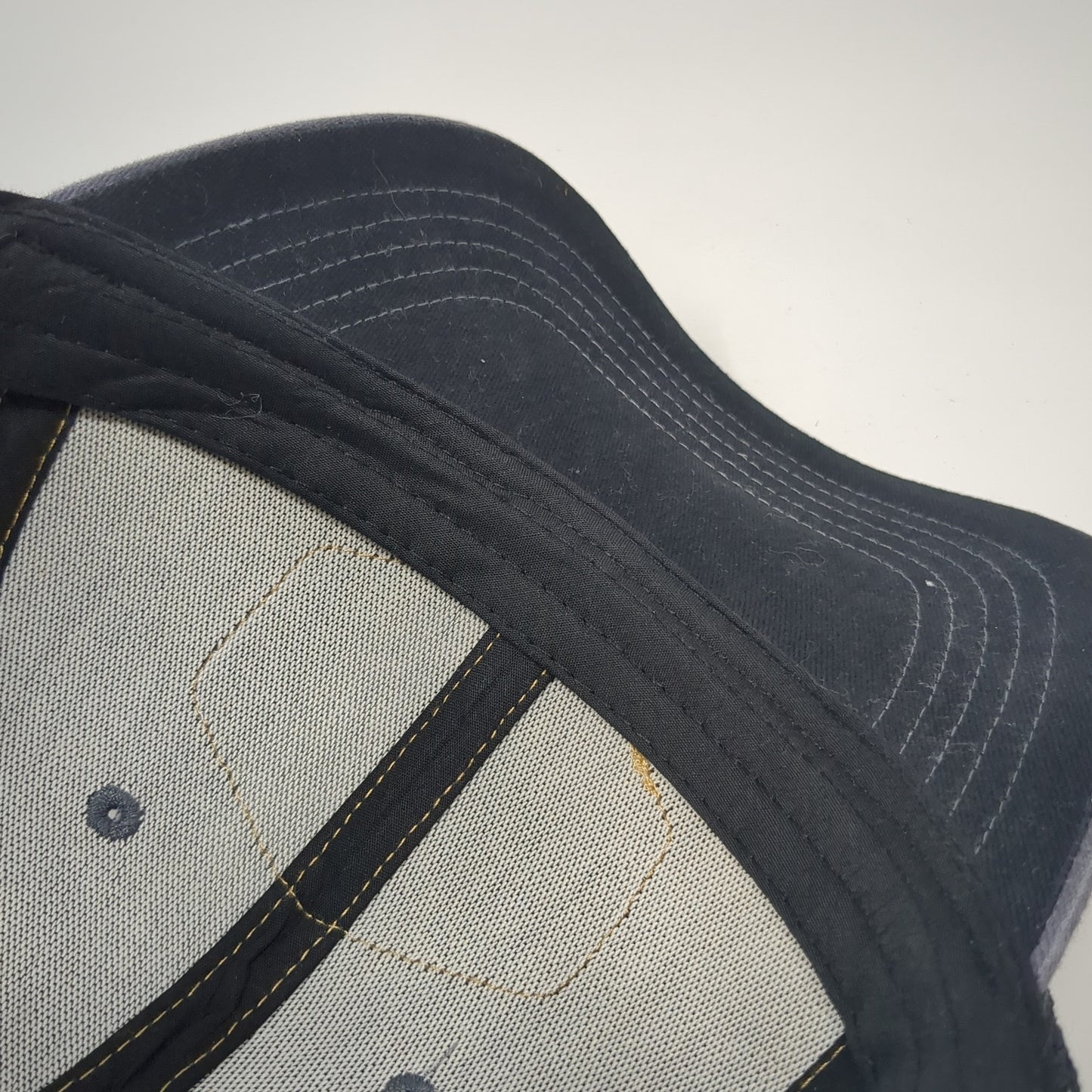 So God Made A Farmer Ridin' The Ruts At Double Speed Trucker Hat Gray OS Mesh