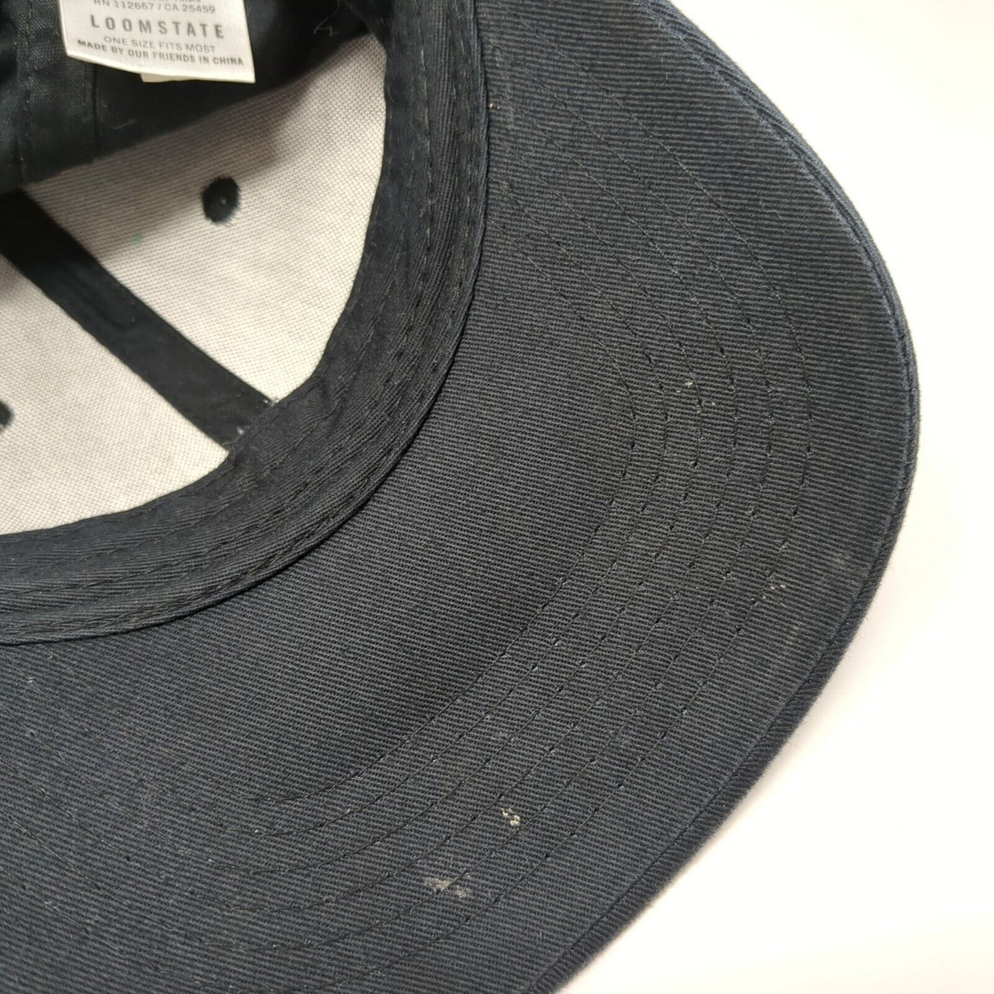 Chipotle Strapback Hat Black One Size Adjustable Embroidered Loomstate