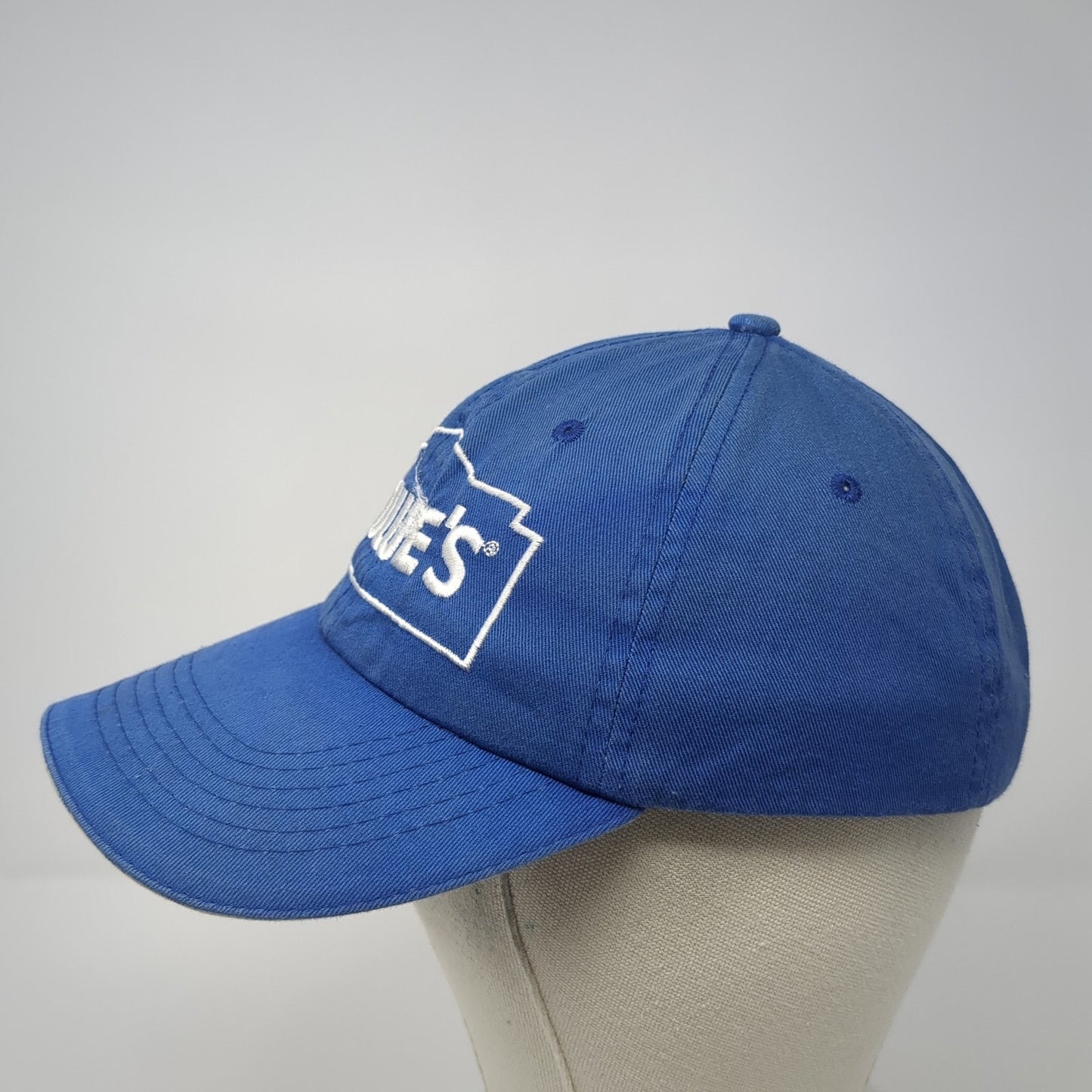 Lowe's Strapback Hat Blue One Size Adjustable Embroidered Vent Holes