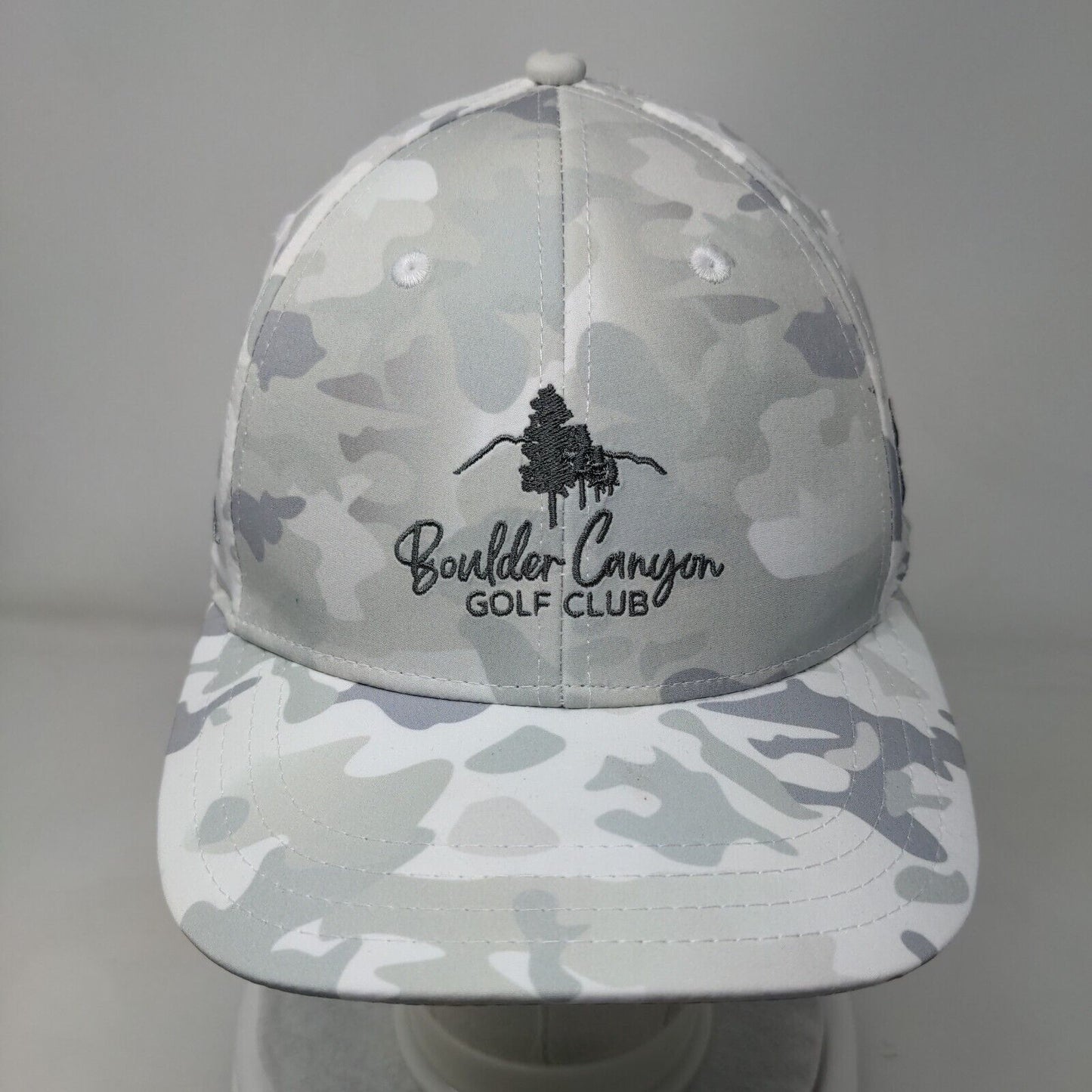 Boulder Canyon Golf Club Strapback Hat Camo One Size Embroidered Pukka