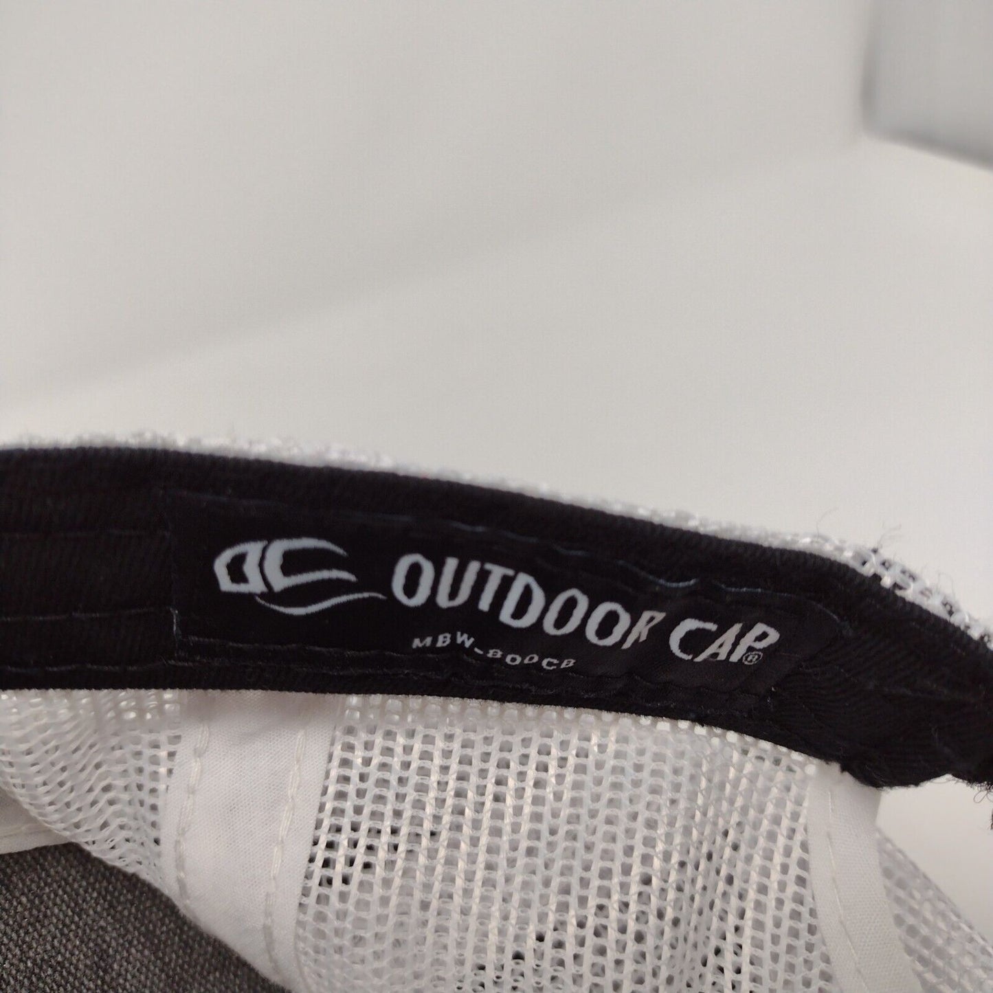 WMS Star Strapback Mesh Back Trucker Hat Gray OSFA Outdoor Cap