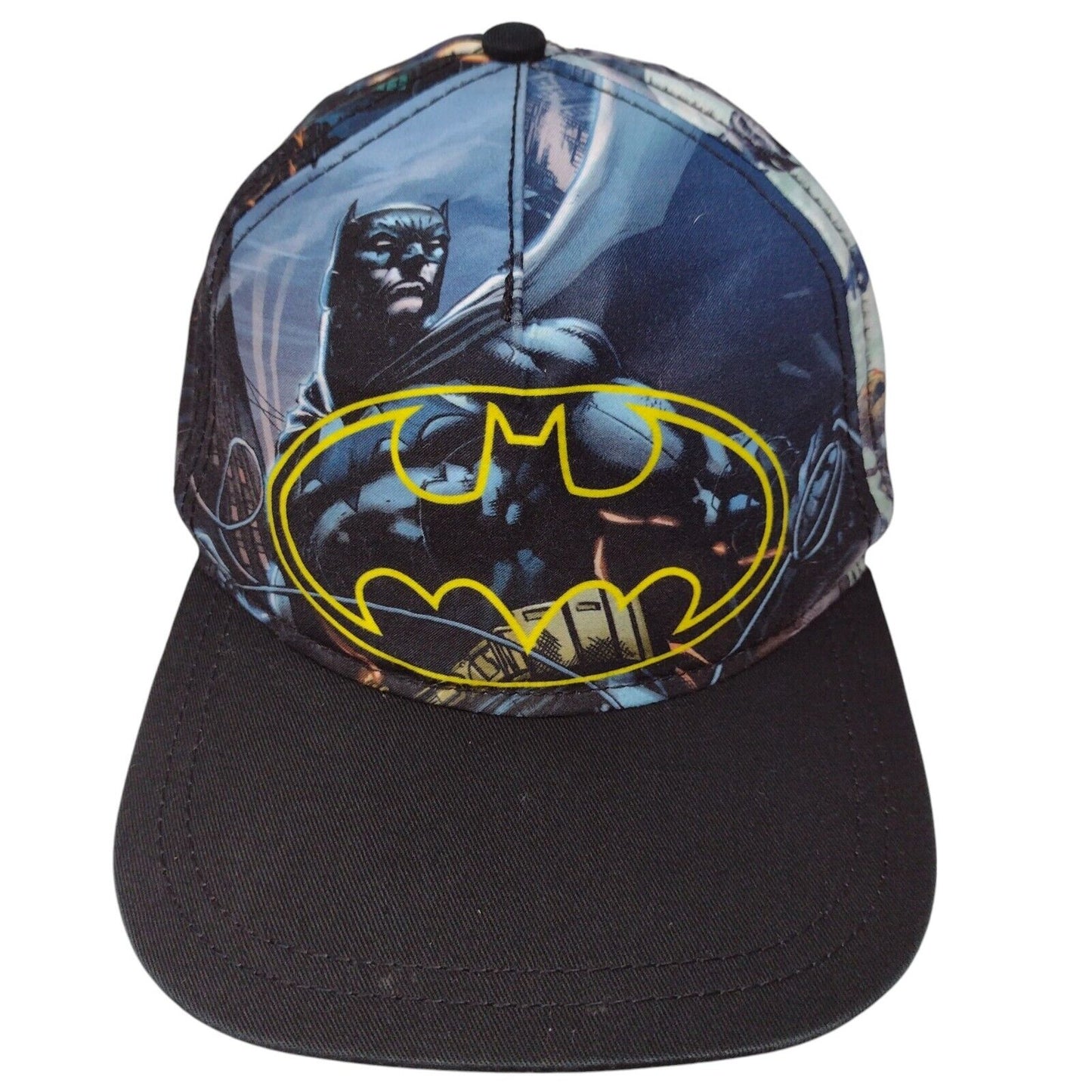 Batman Snapback Hat Multicolor Youth OSFM Adjustable DC Comics Superhero