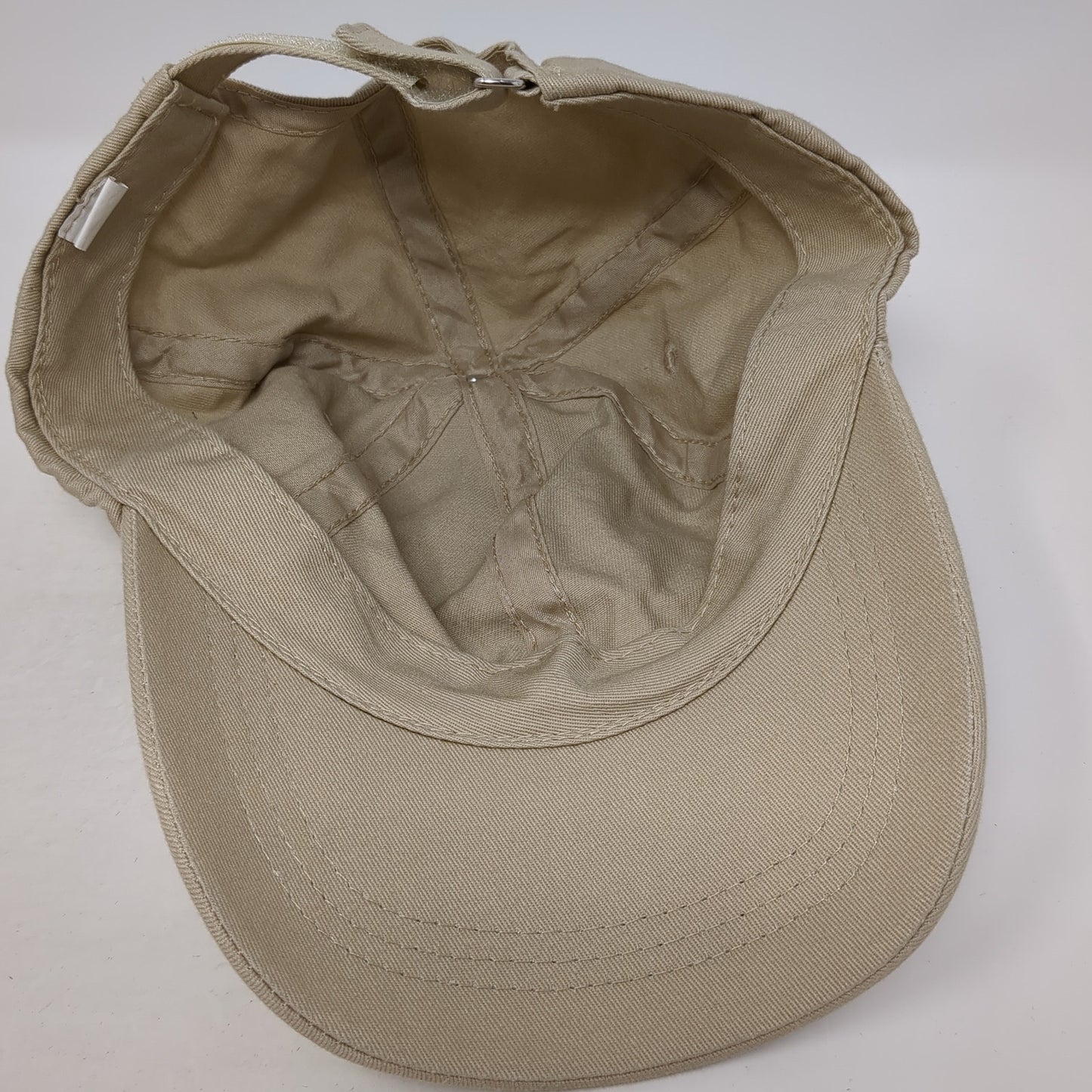 Unbranded Strapback Baseball Cap Brown One Size Adjustable 6 Panel Blank