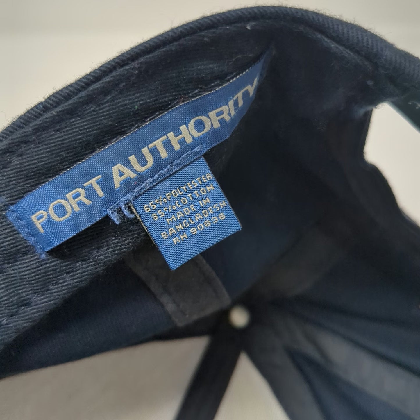 Port Authority Empire Mechanical Snapback Hat Blue One Size Structured 6-Panel