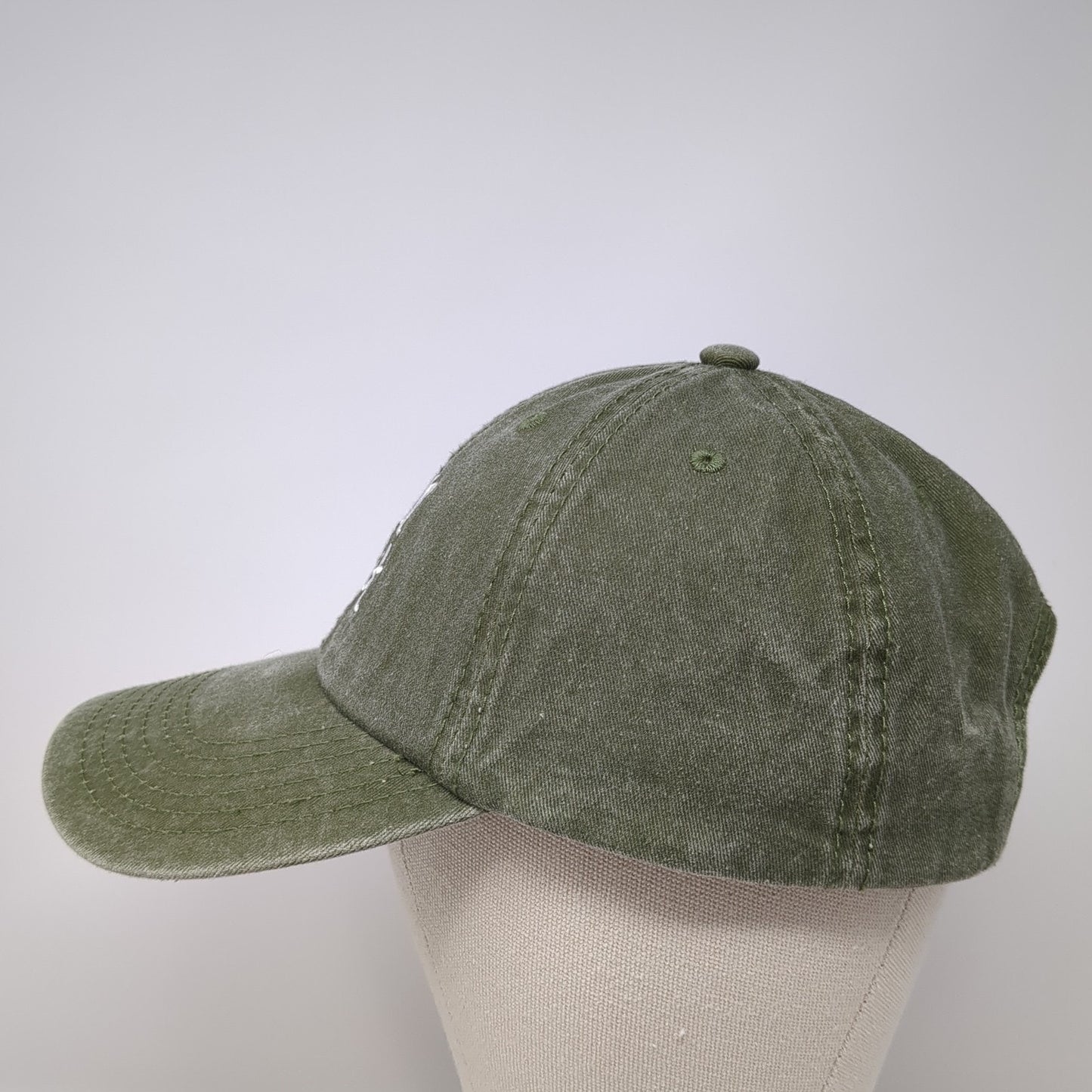 Well S*** Strapback Hat Green One Size Adjustable Embroidered Hit Wear