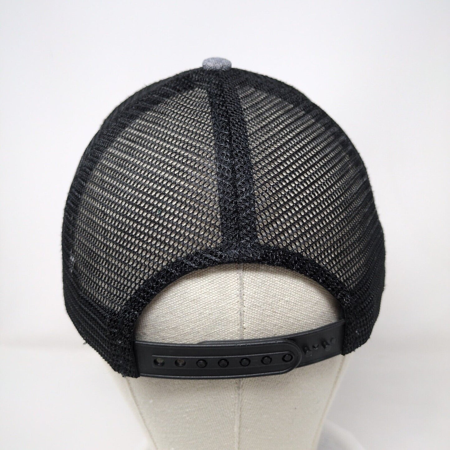 Arcadian Outfitters Patch Snapback Trucker Hat Gray OSFA Mesh Back