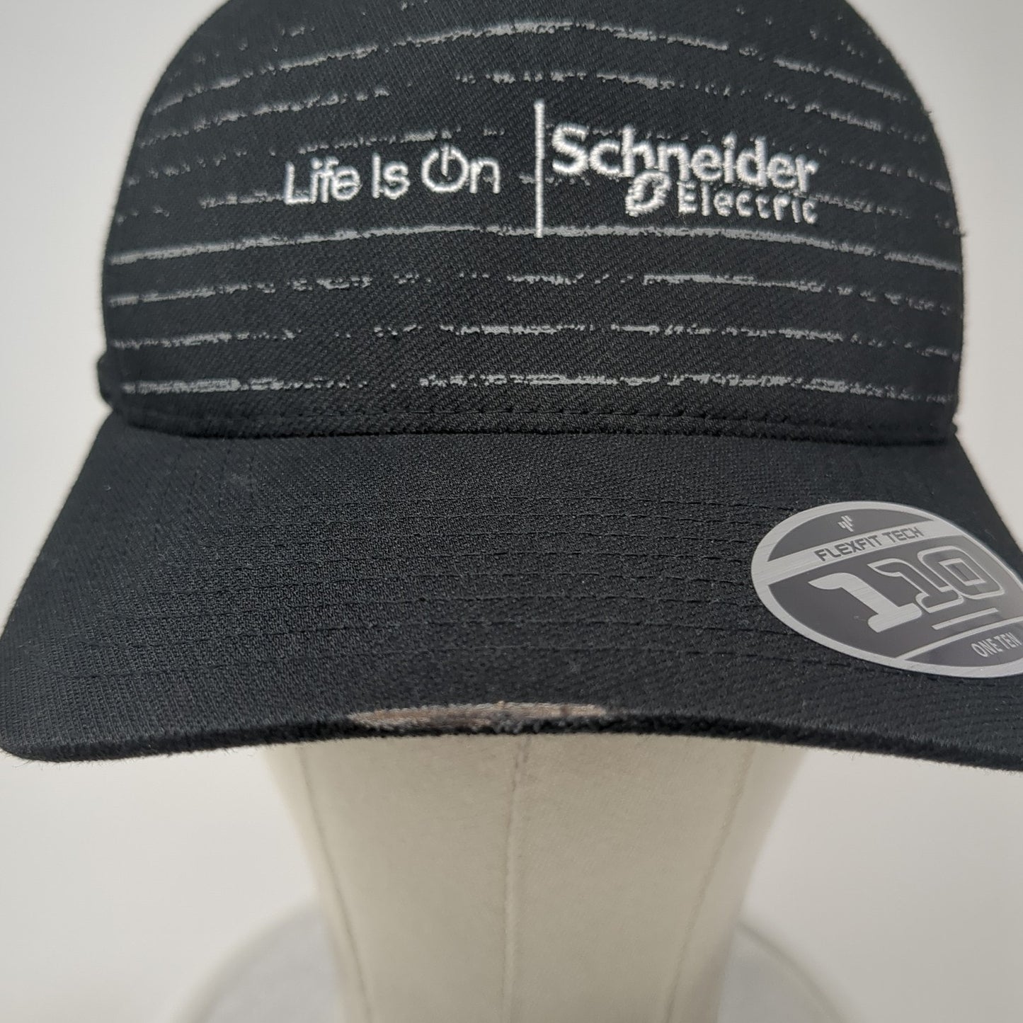 Life Is On Schneider Electric Snapback Hat Black One Size Flexfit Yupoong
