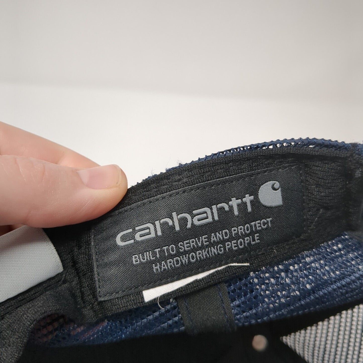 Veterans For Idaho Voters Trucker Hat Blue OS Adjustable Mesh Back Carhartt