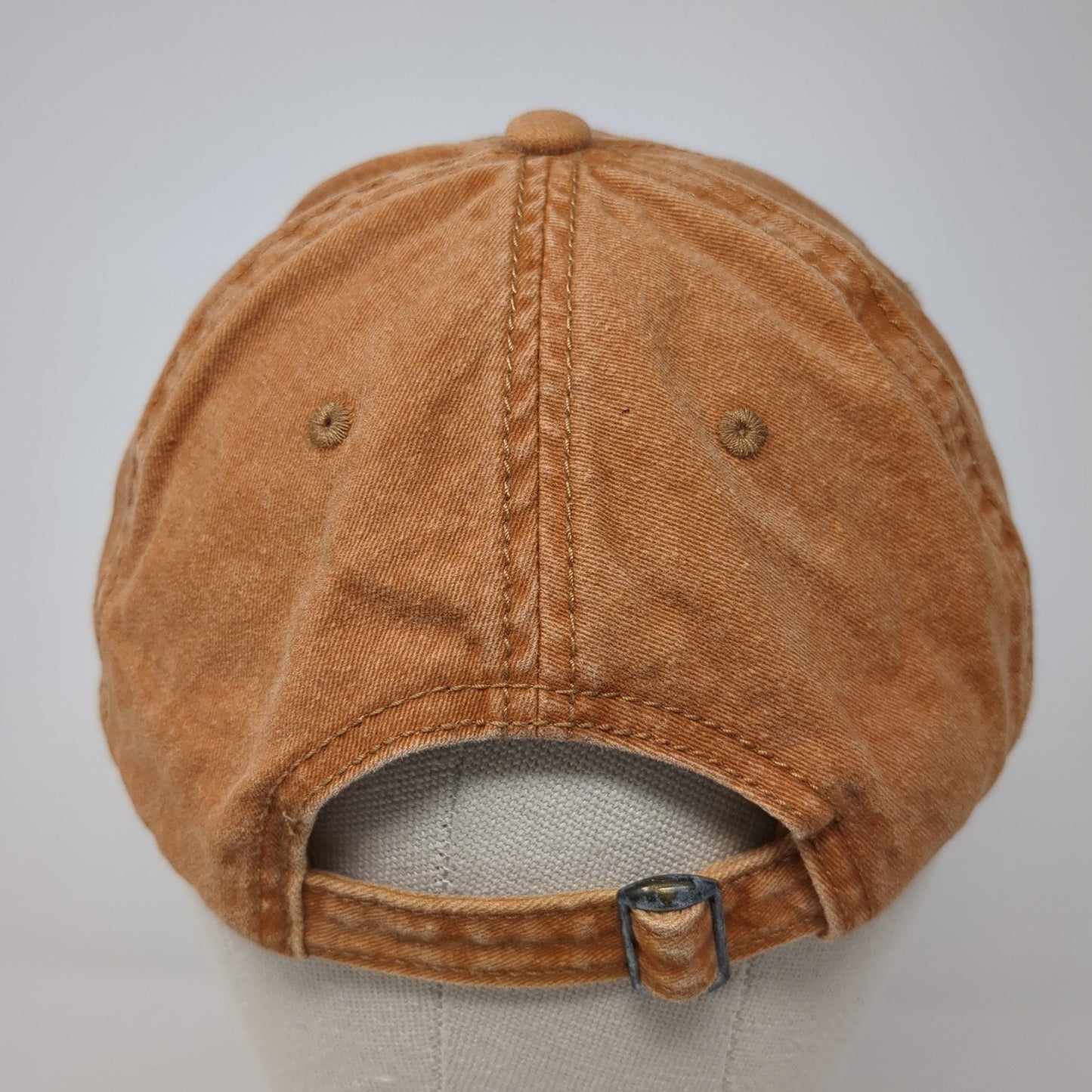 Unbranded Slideback Baseball Cap Orange One Size Adjustable 6 Panel Blank