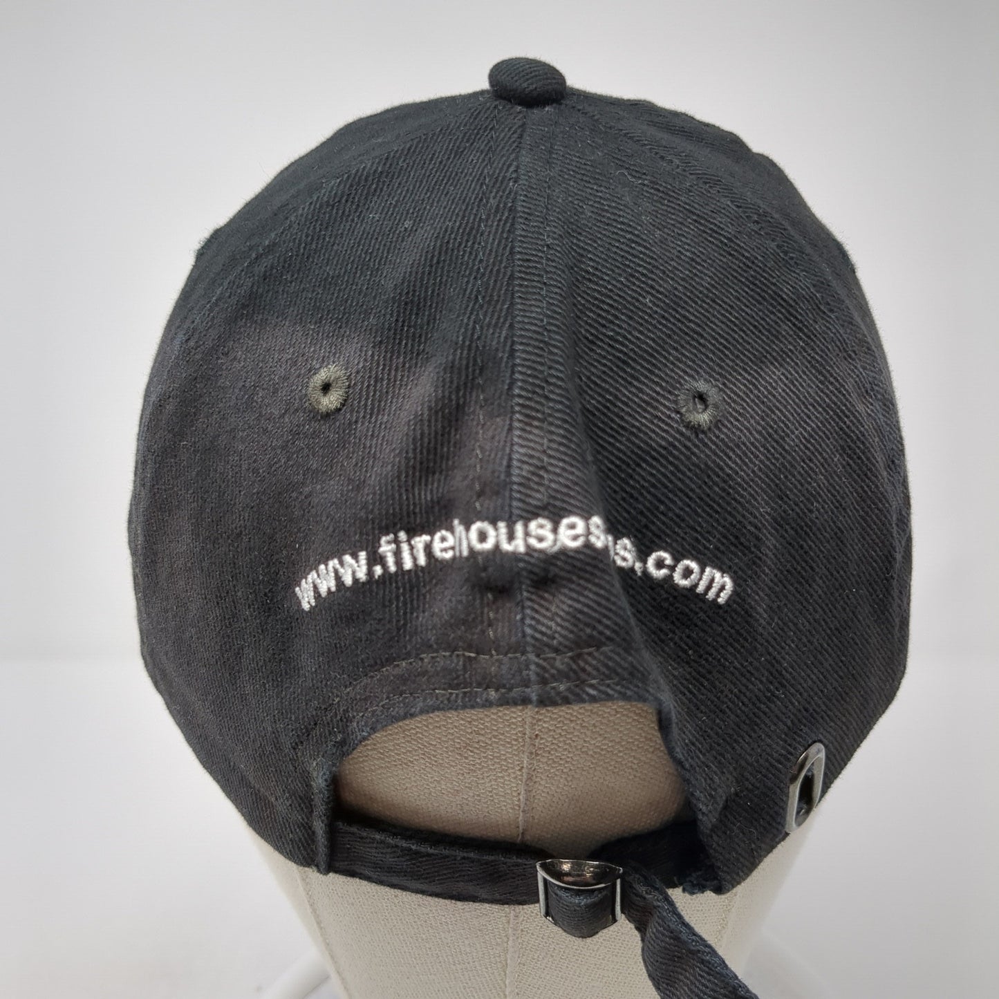 Firehouse Subs Slideback Hat Black Embroidered Logo One Size Employee Uniform