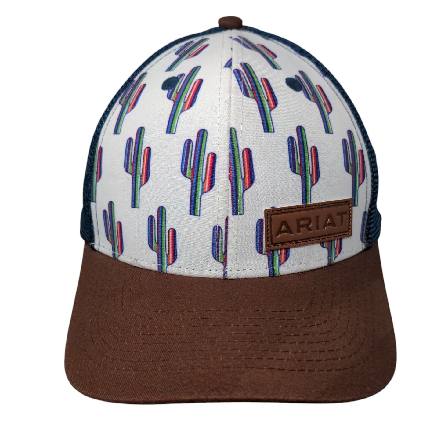 Ariat Cactus Snapback Trucker Hat Multi OSFM Mesh Back Colorblock