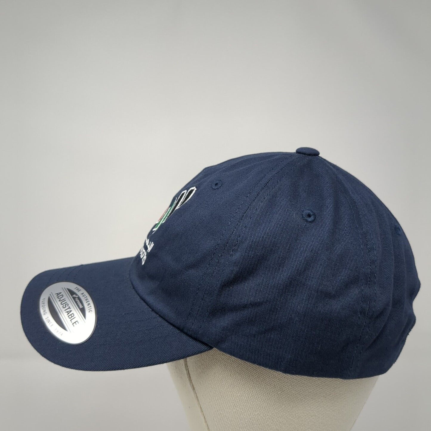 The Emirates Slideback Hat Blue One Size Adjustable Embroidered Yupoong