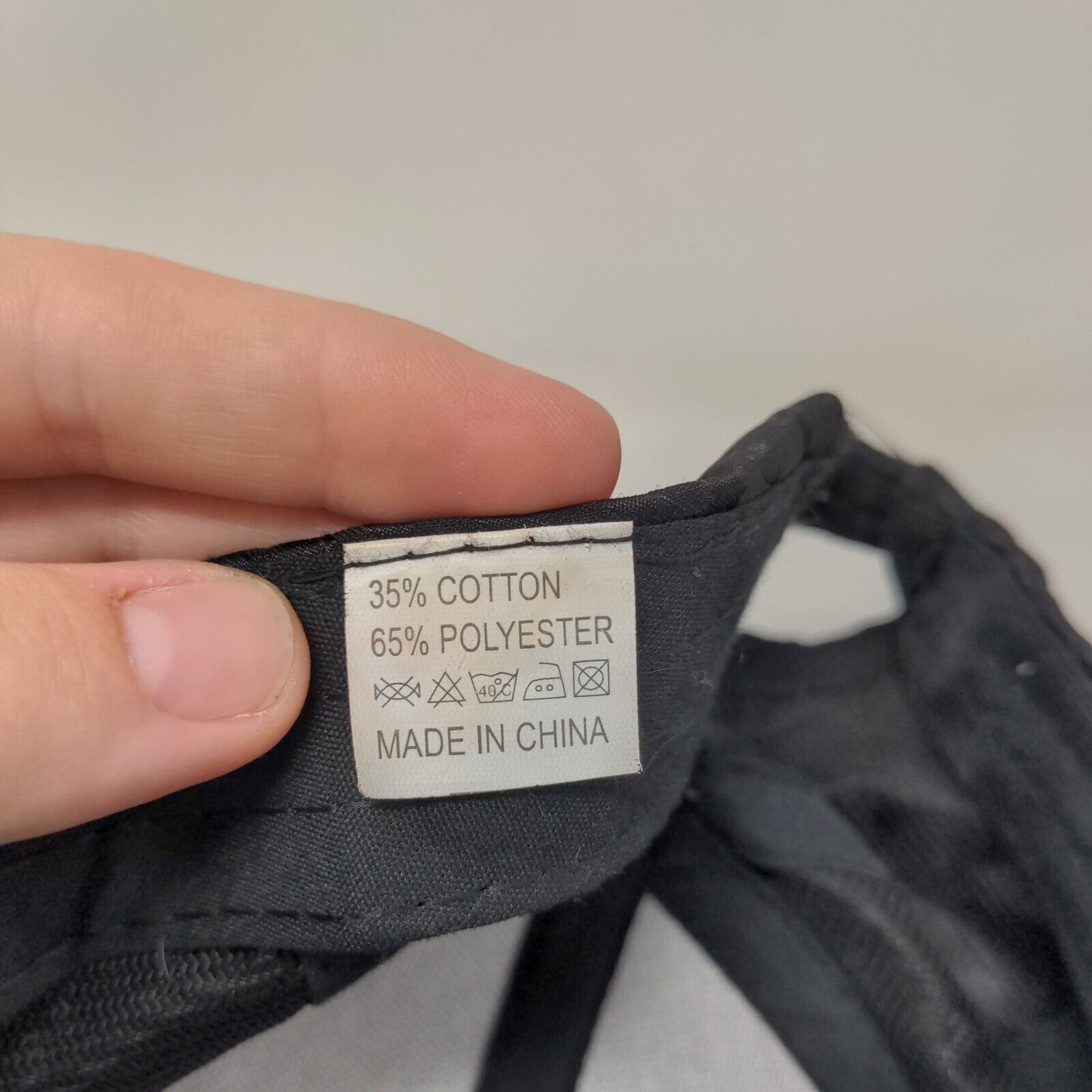 Unbranded Slideback Hat Black One Size Embroidered Animal Print 6 Panel