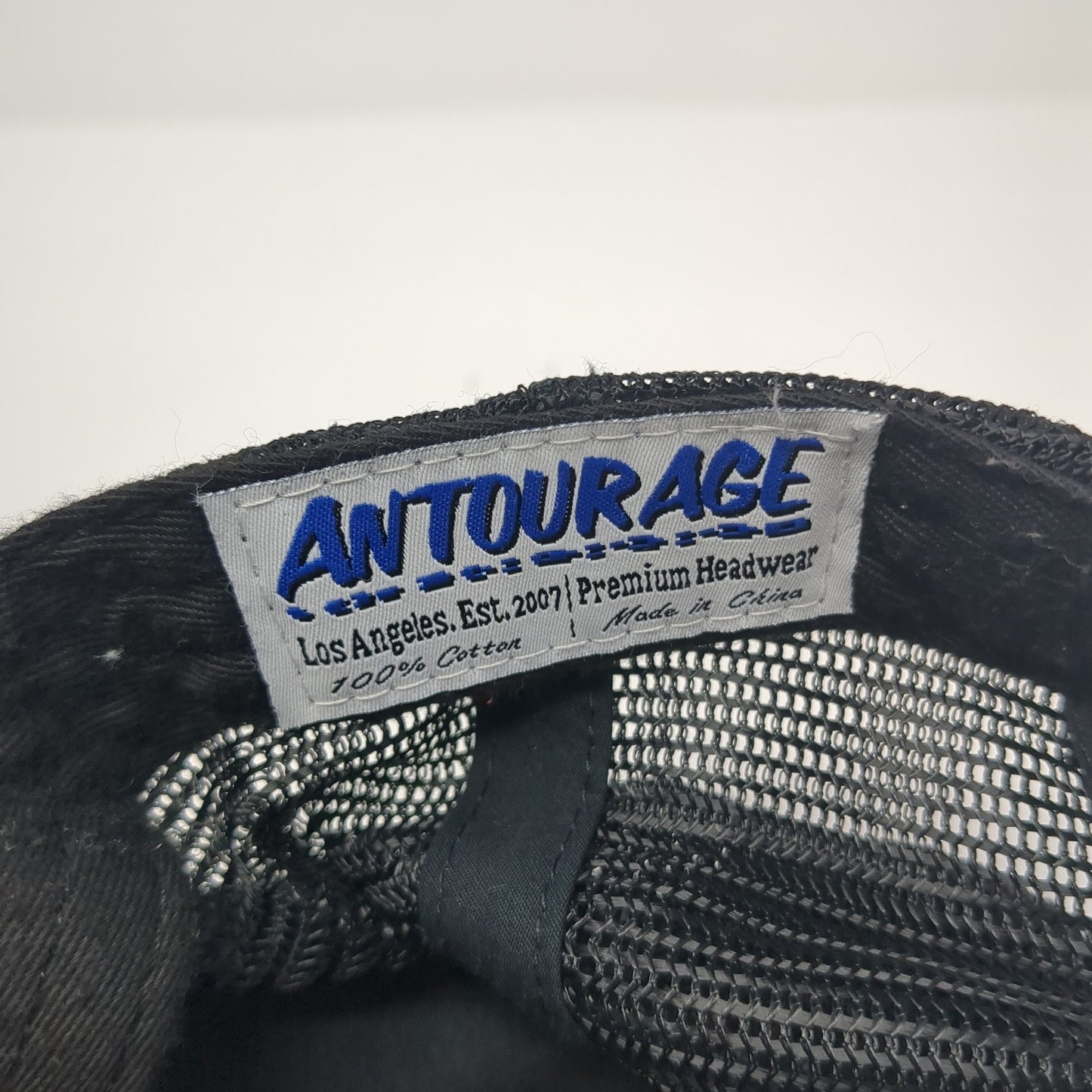 USA Flag Snapback Trucker Hat Black One Size Adjustable Patriotic Antourage