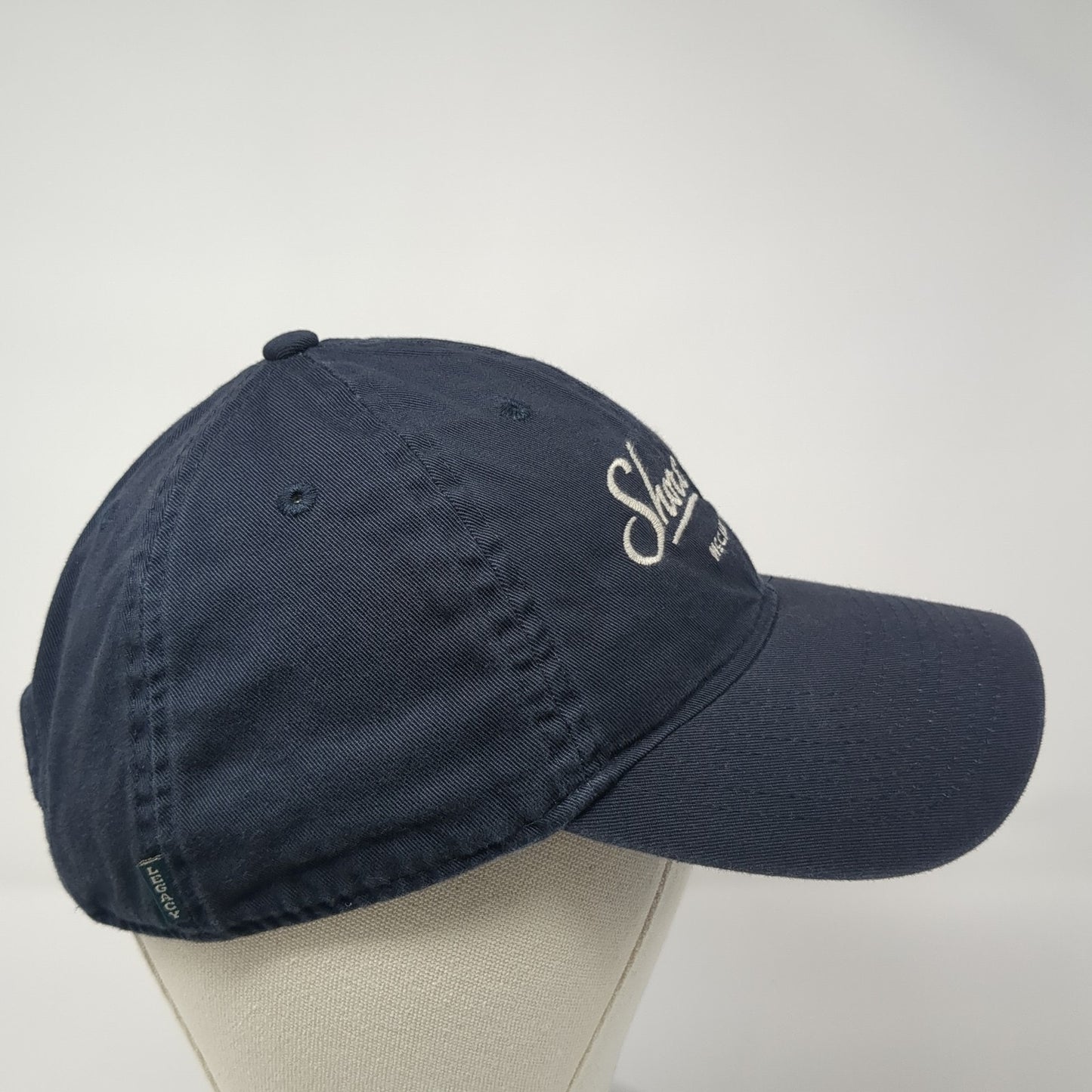 Shore Lodge Slideback Hat Blue One Size McCall Idaho Legacy 6 Panel