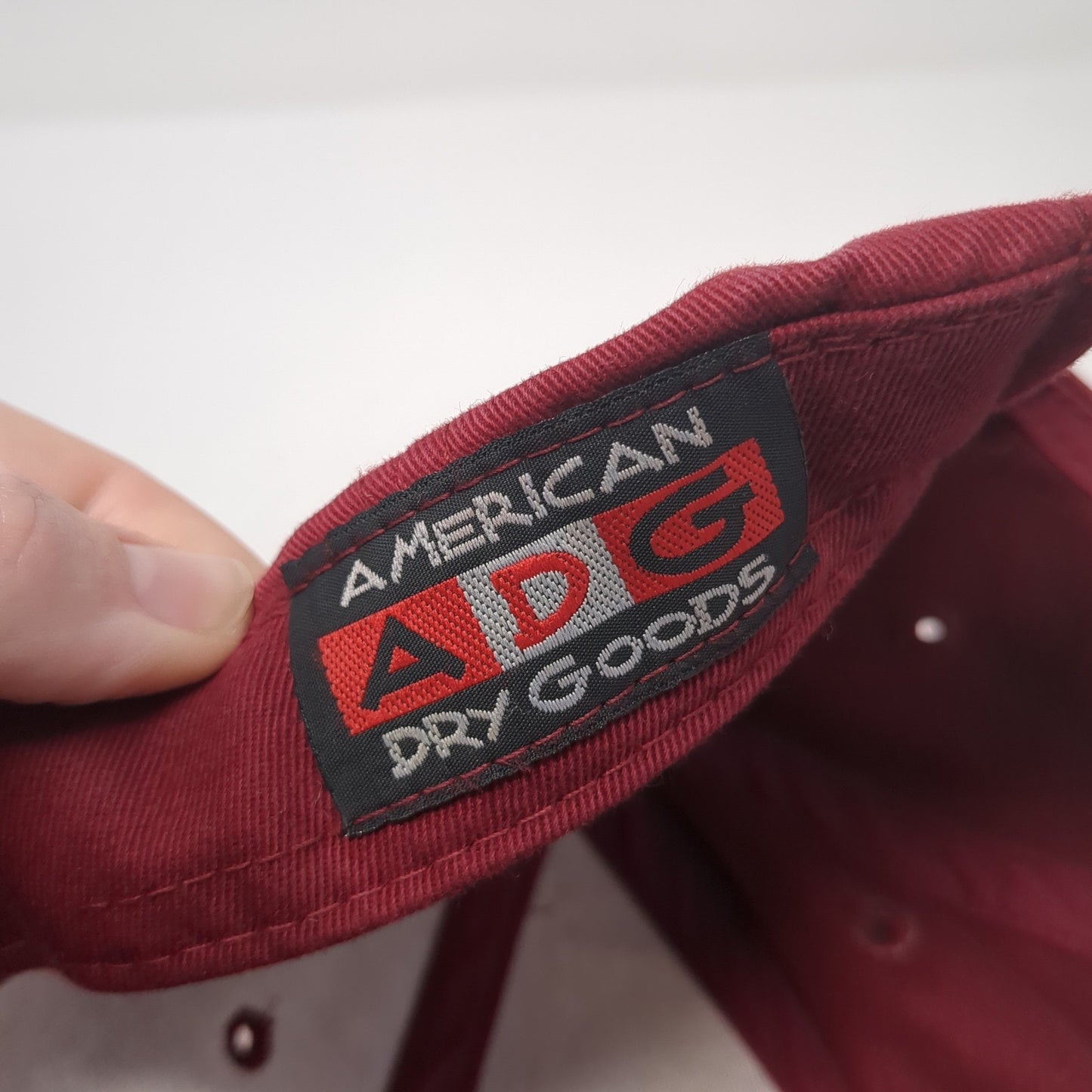 Hodge Park Golf Course Slideback Hat Red One Size American Dry Goods