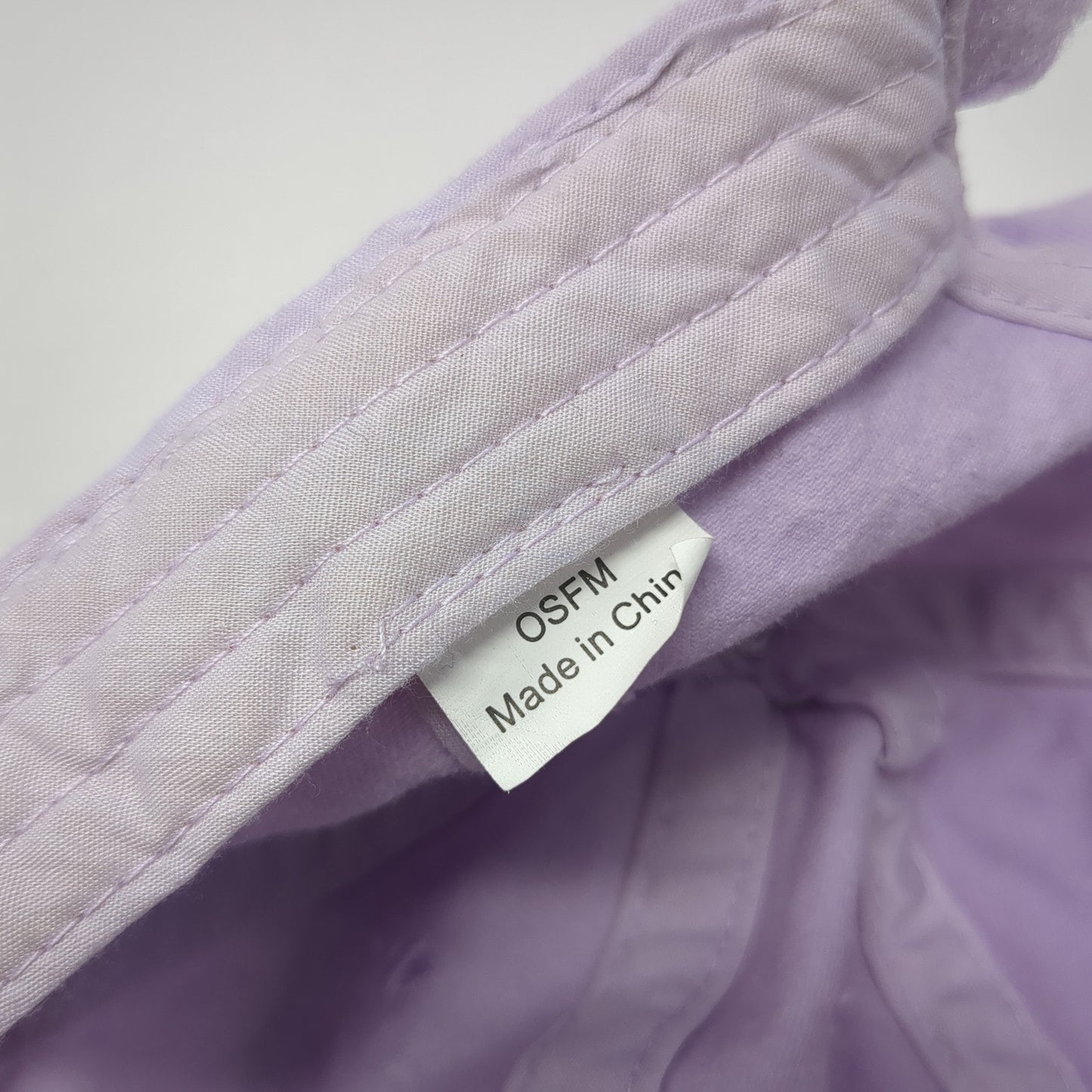 Unbranded Strapback Baseball Cap Purple One Size Adjustable 6 Panel Blank