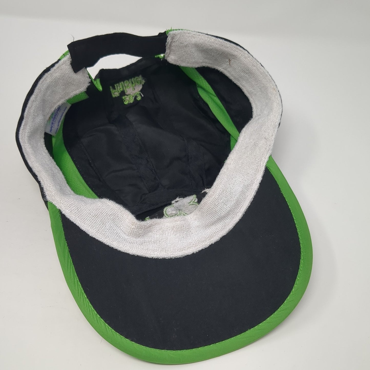 Shamrock Marathon Strapback Hat Black One Size Adjustable 26.2 Finisher