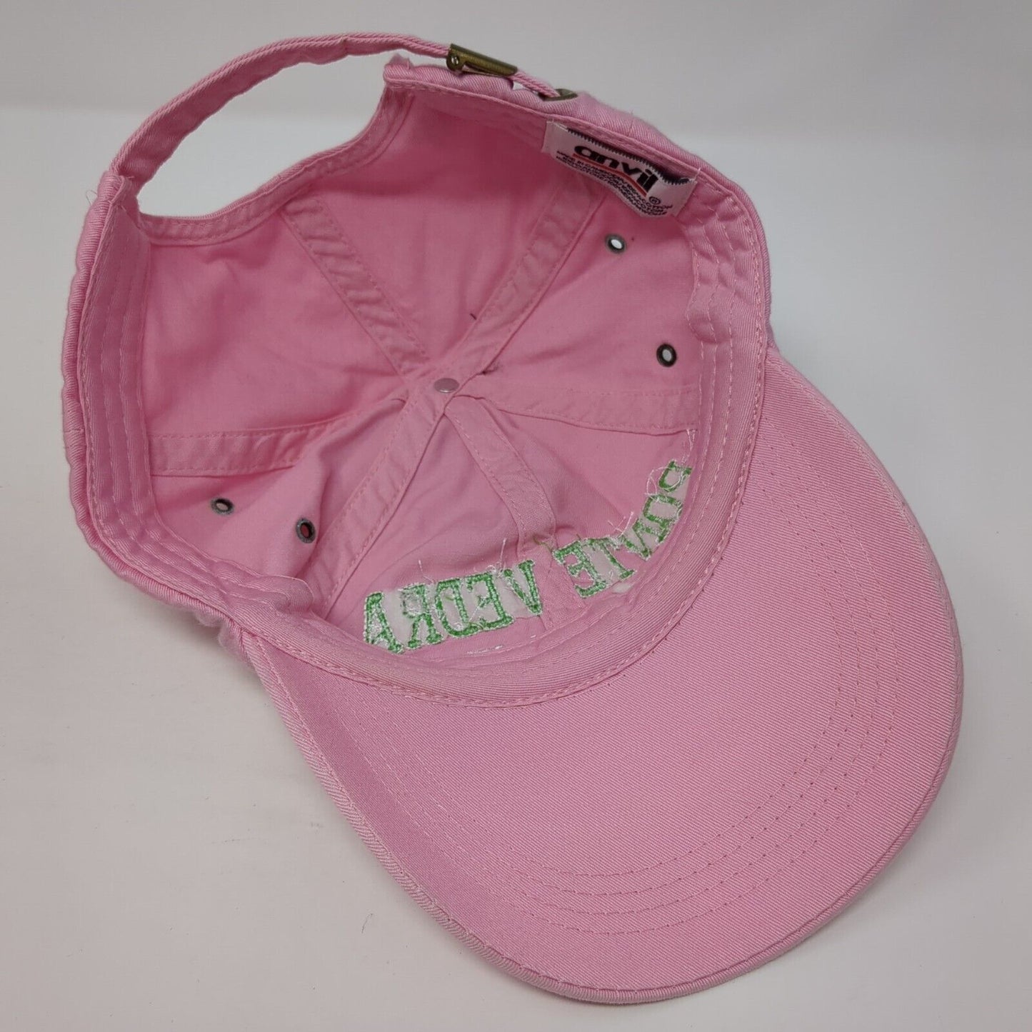 Ponte Vedra Beach FL Slideback Hat Pink One Size Adjustable Anvil