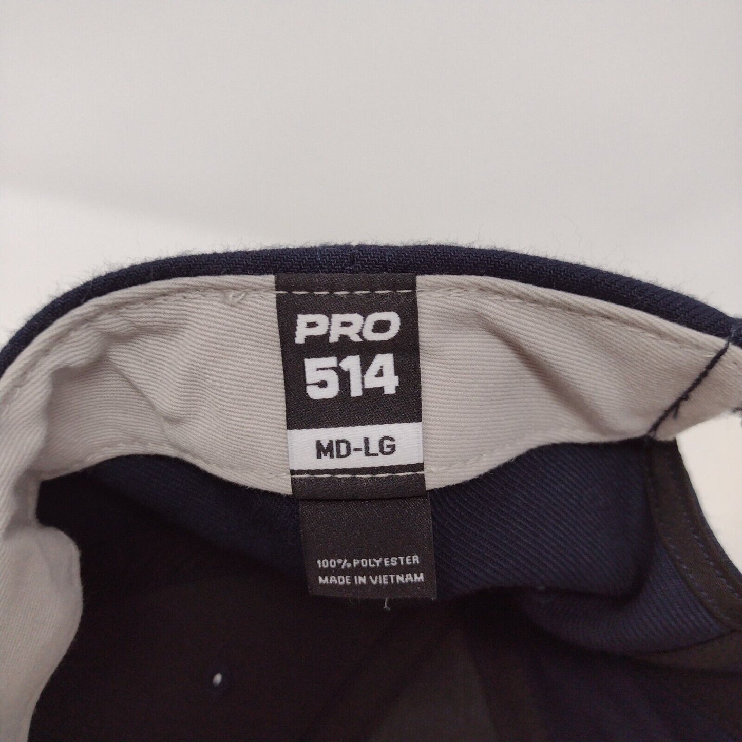 SB Strapback Hat Blue M/L Adjustable Embroidered 6 Panel PRO 514 Richardson