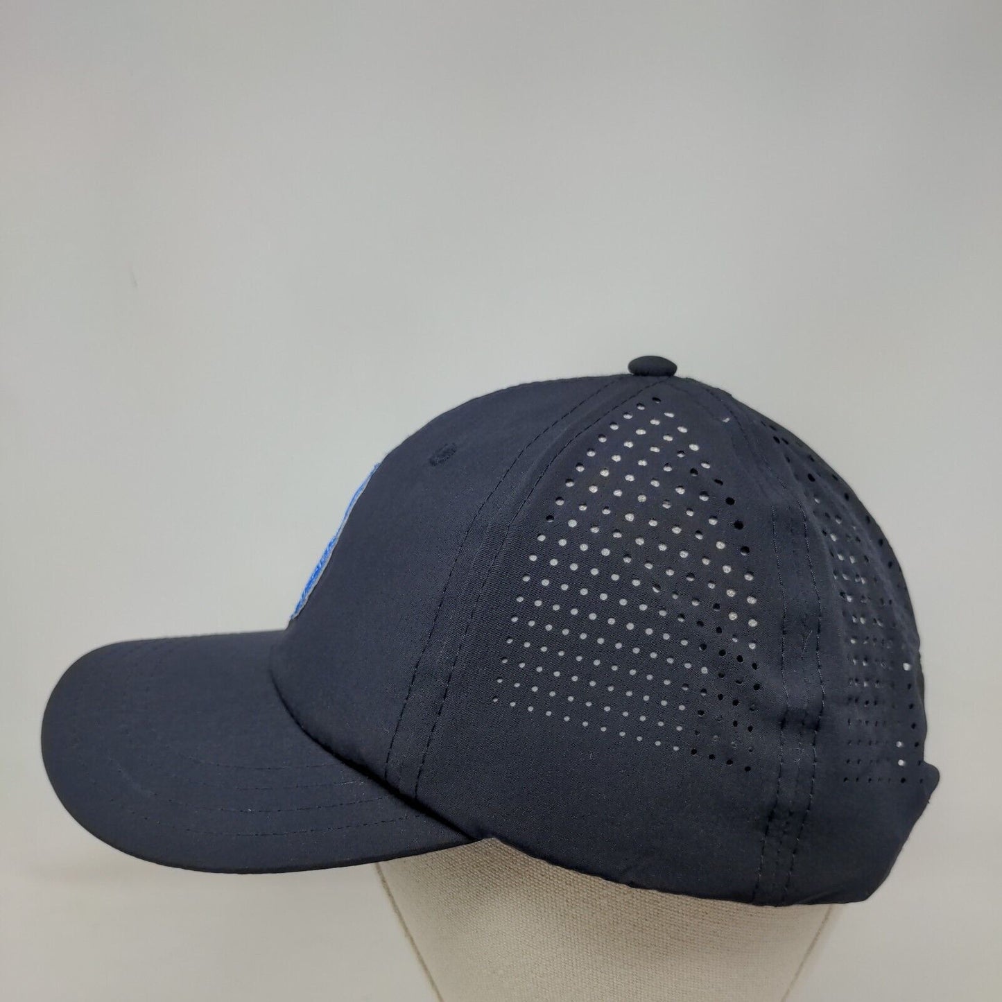 Ave Maria Mutual Funds Patch Strapback Hat Blue One Size Laser Cut