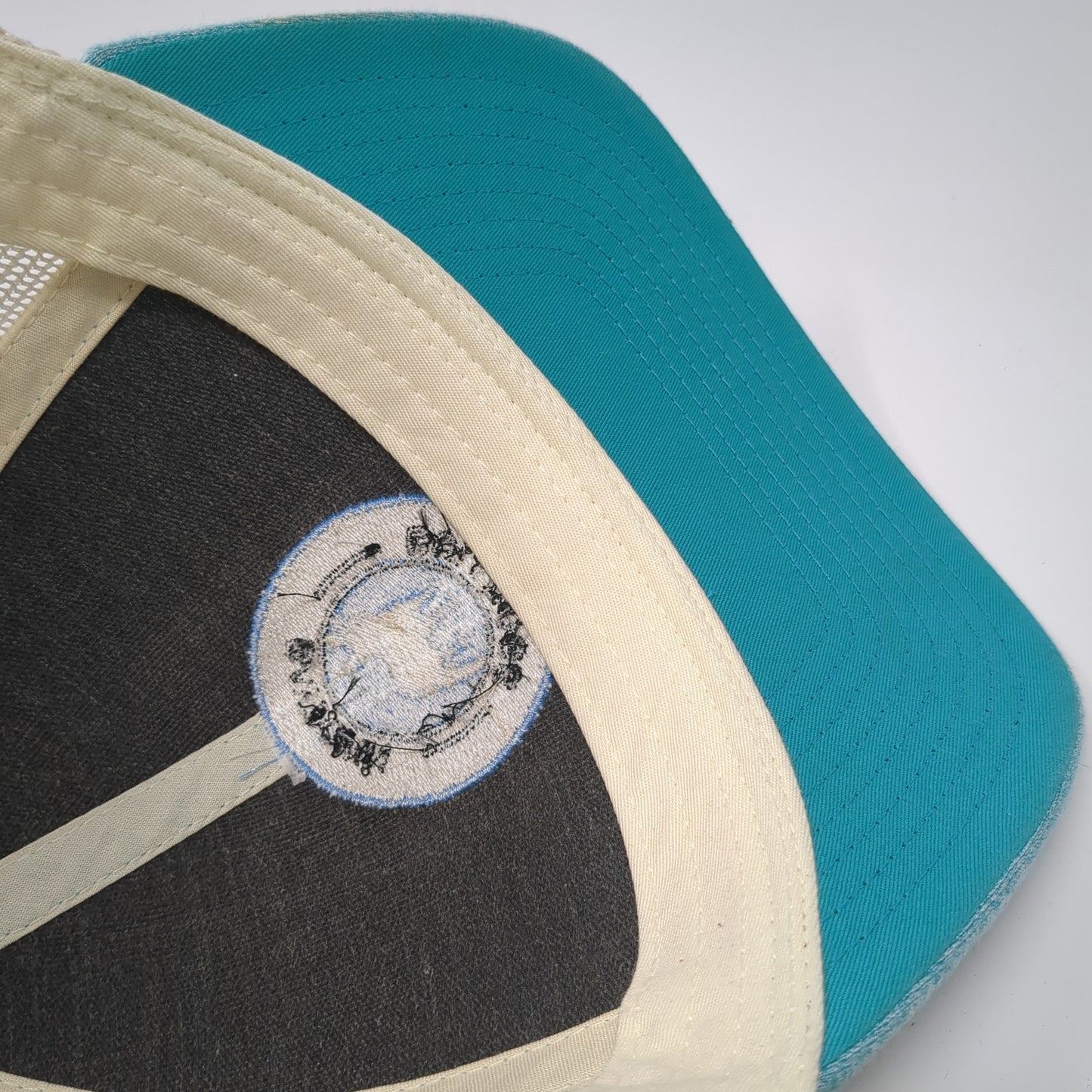 Baytown Bulldogs Trucker Hat Blue Large Adjustable Mesh Back Richardson