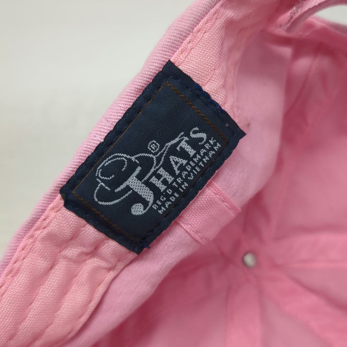 JHATS Baseball Cap Pink One Size Wildwood Crest NJ Sea Turtle Embroidered Hat