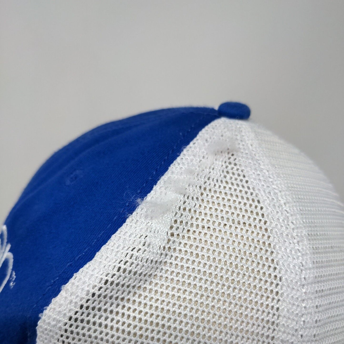 4Ocean Snapback Mesh Back Trucker Hat Blue One Size Colorblock