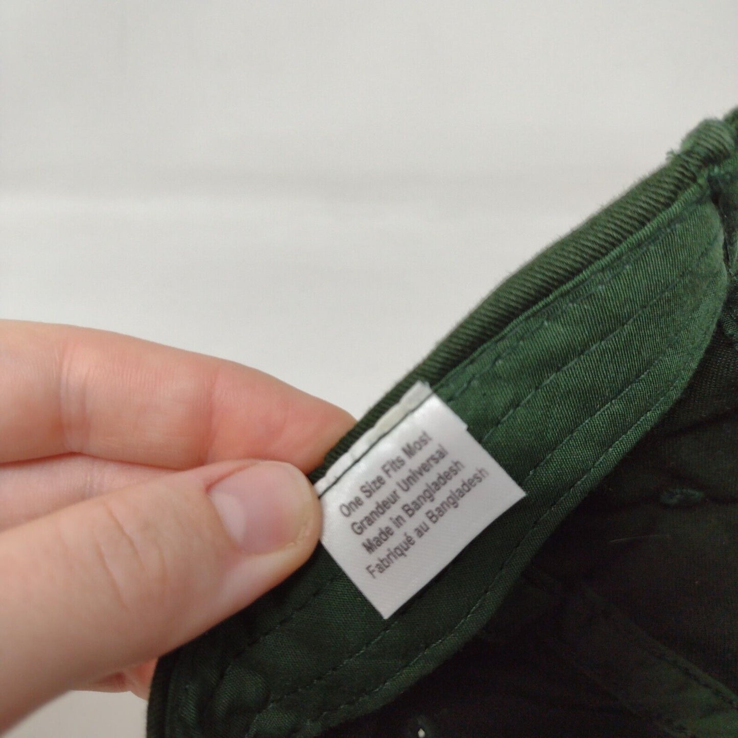 Cabela's Slideback Hat Green OSFM Adjustable Embroidered Vented Holes 6 Panel