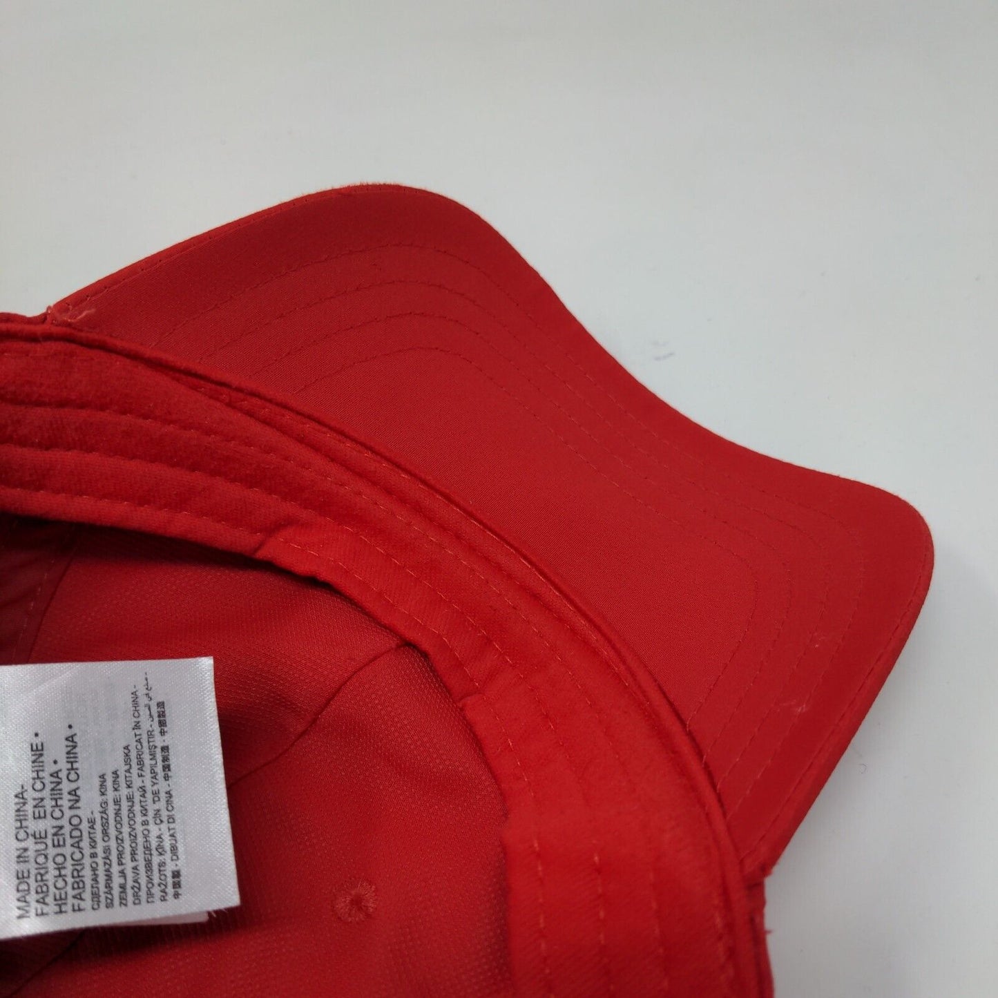 Nike Swoosh Just Do It Strapback Hat Red 4-7 Embroidered Dri-Fit 6 Panel