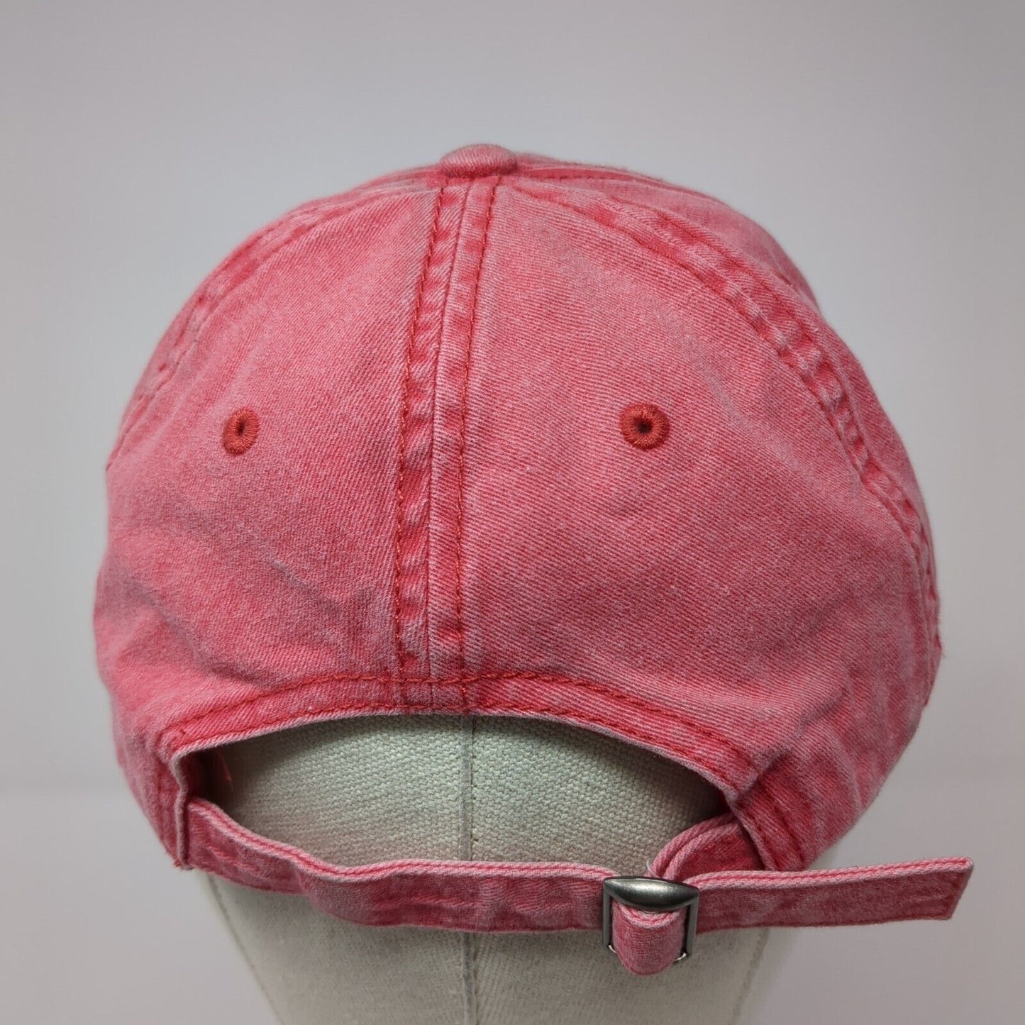 Later Slideback Hat Red One Size Adjustable Embroidered American Eagle