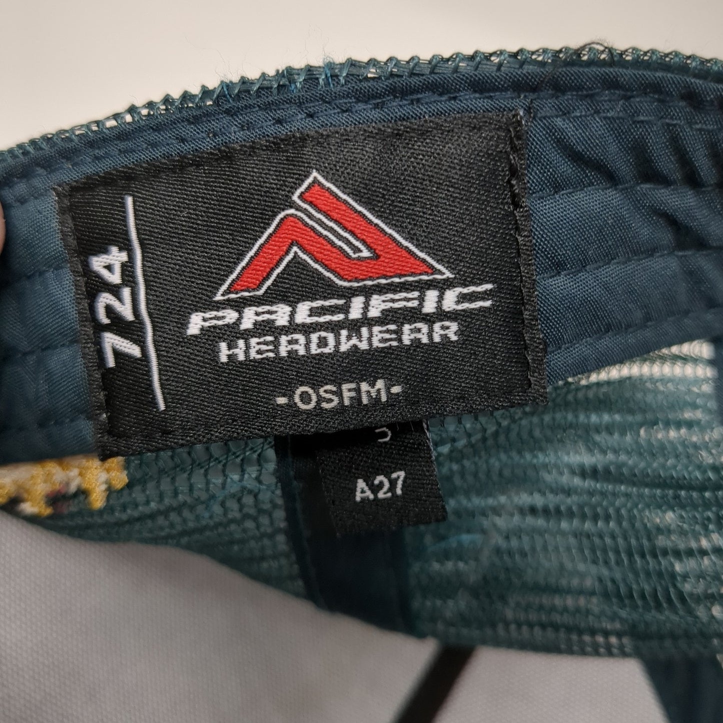 Boise's Pioneer Yard Capital Lumber Trucker Hat Multi One Size Mesh Back