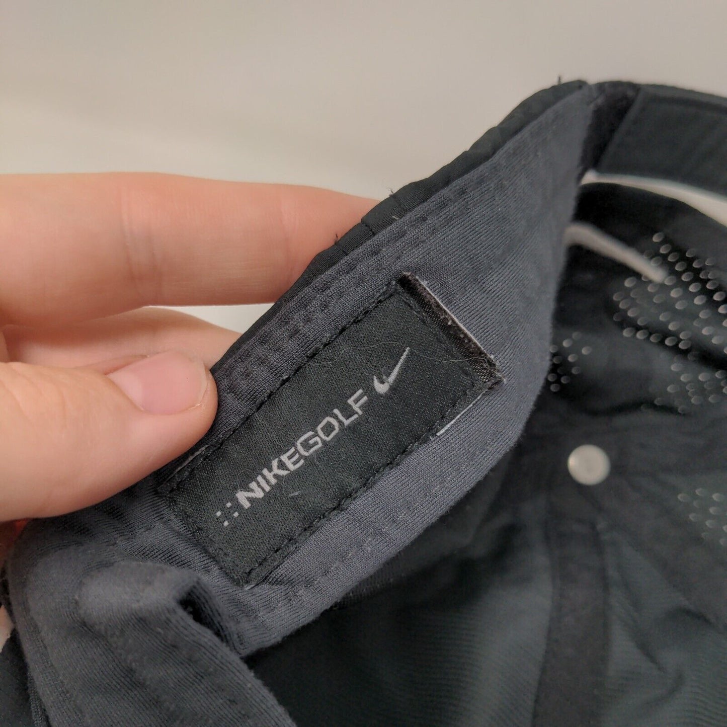 #yeahTHATgreenville Strapback Hat Black One Size Nike Golf Embroidered