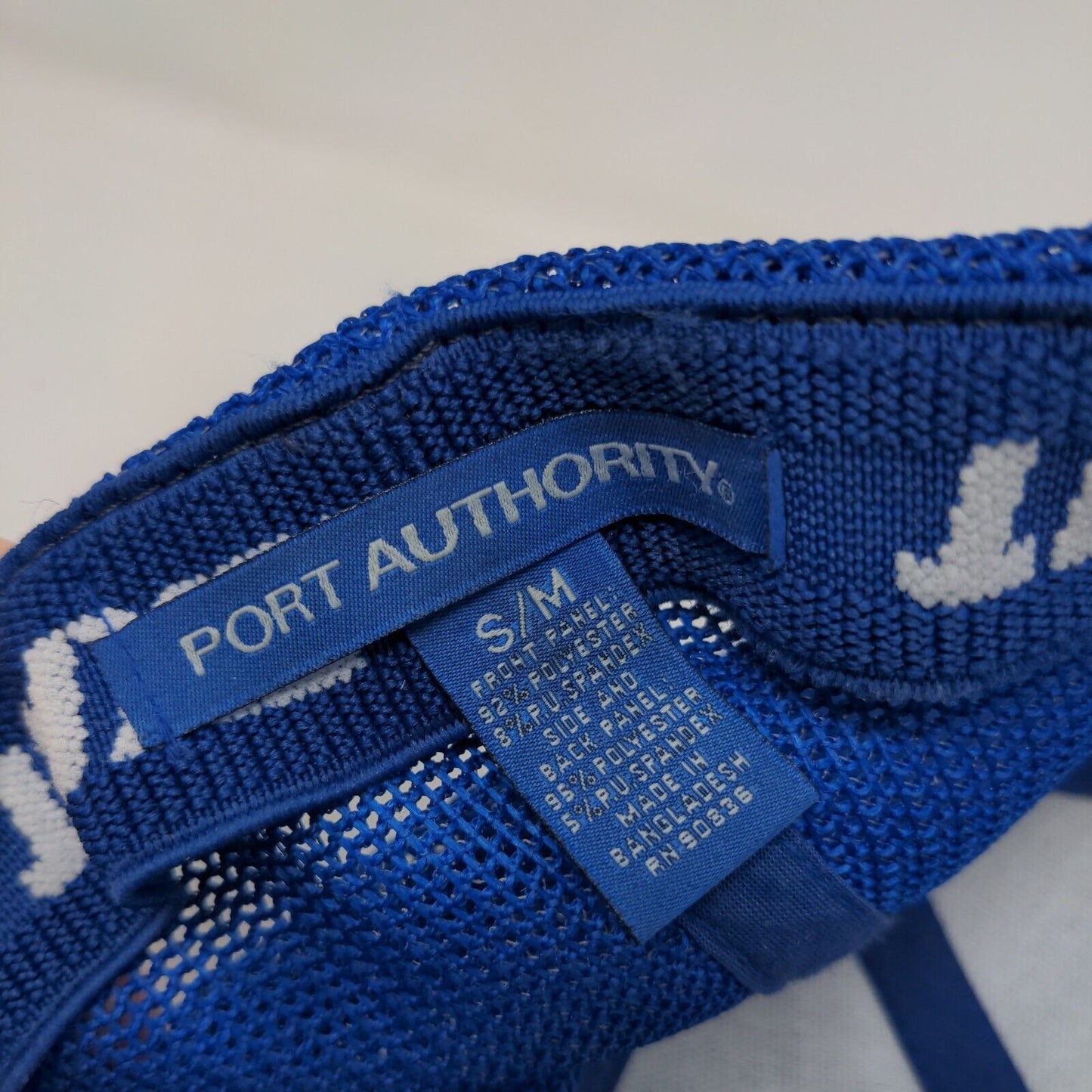 Port Authority Fitted Mesh Back Trucker Hat Multi S-M Flexfit Blank