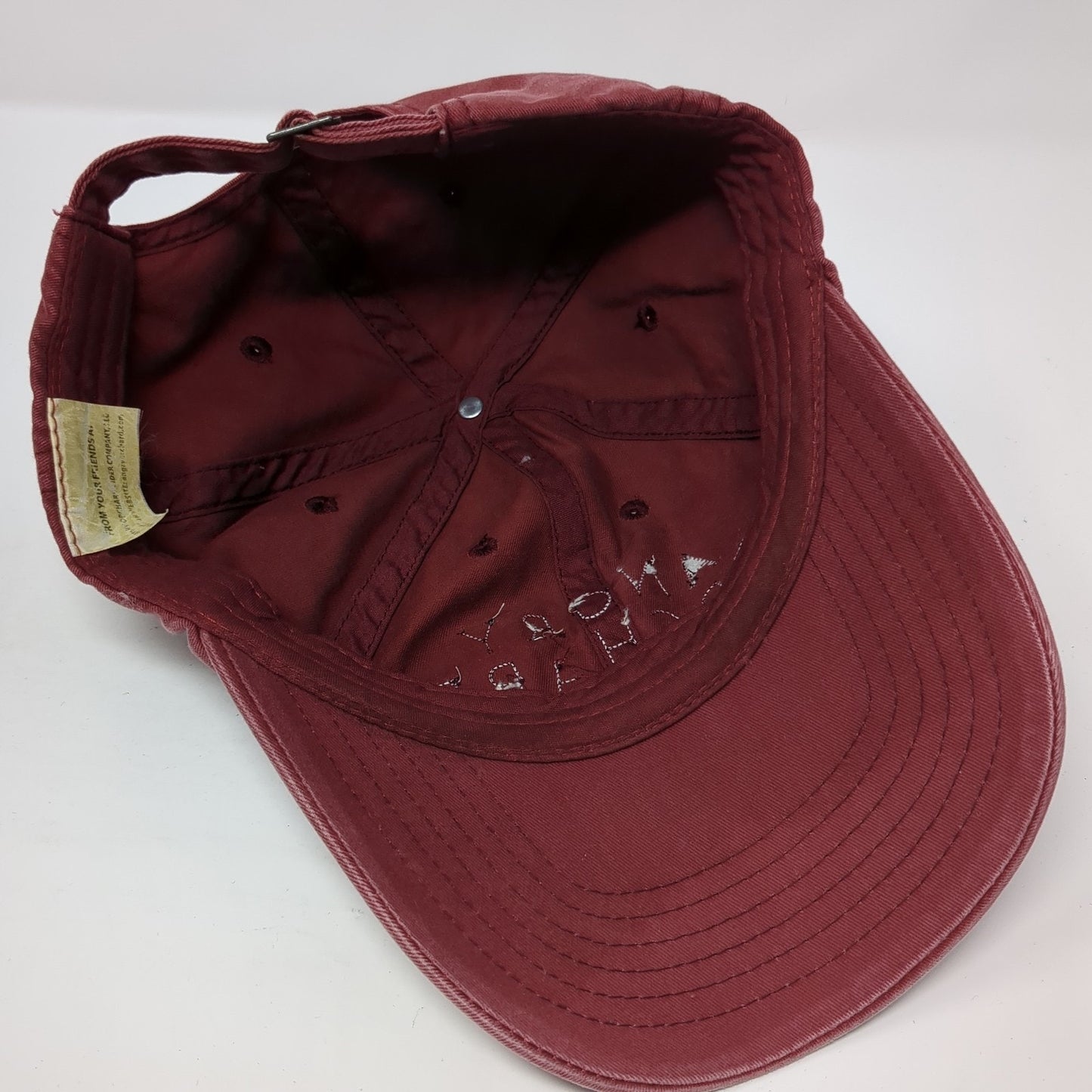 Angry Orchard Hard Cider Slideback Hat Red One Size Adjustable Outdoor