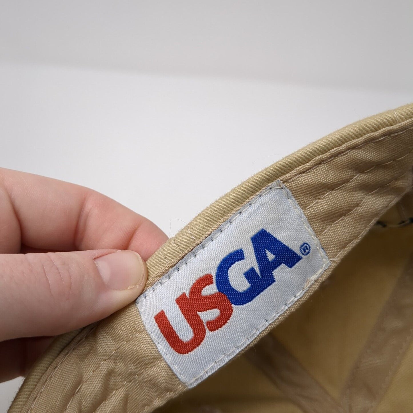 US Open 2005 Pinehurst No. 2 USGA Member Slideback Hat Tan OS Adjustable 6 Panel