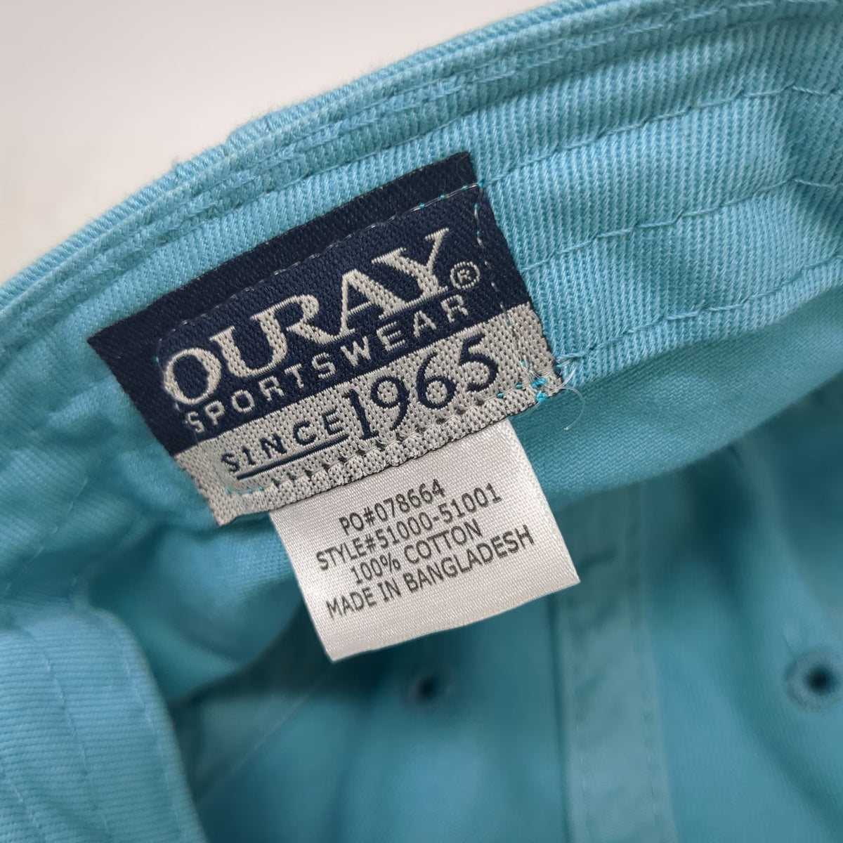 Ouray Sportswear Baseball Cap Blue One Size Lodge Palisades Creek Idaho Hat