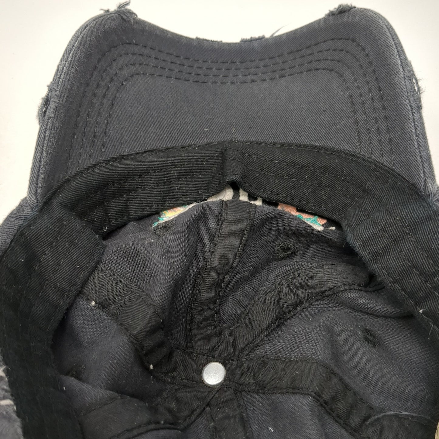 Mama Bear Strapback Baseball Cap Black OS Adjustable Distressed KB ETHOS Vintage